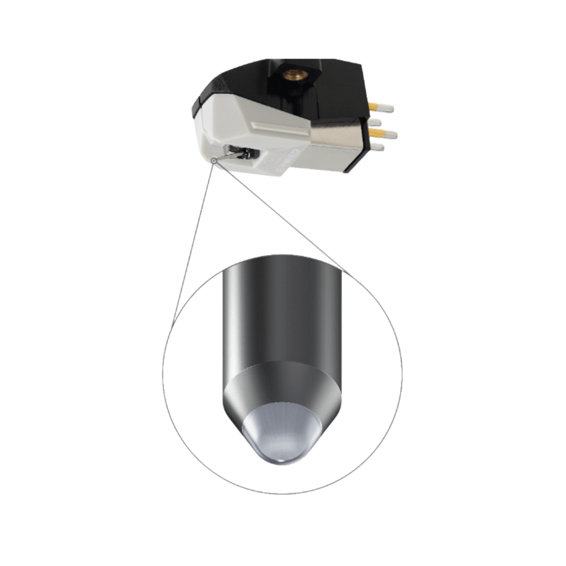 Audio Technica AT VM95SP/H Headshell Cartridge Combo - High Performance Phono Cartridge & Headshell for Turntables - Perfect for Vinyl Record Playback & DJ Mixing
