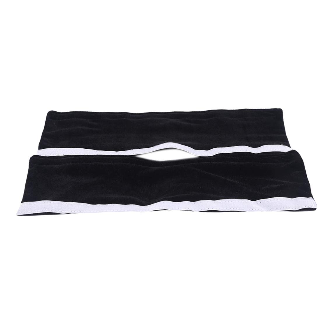 Black Refrigerator Door Handle Covers - Microwave & Dishwasher Protector - Anti-Smudge Dustproof Cloth Covers for Kitchen Appliances - Perfect for Home, Office & Restaurant Use