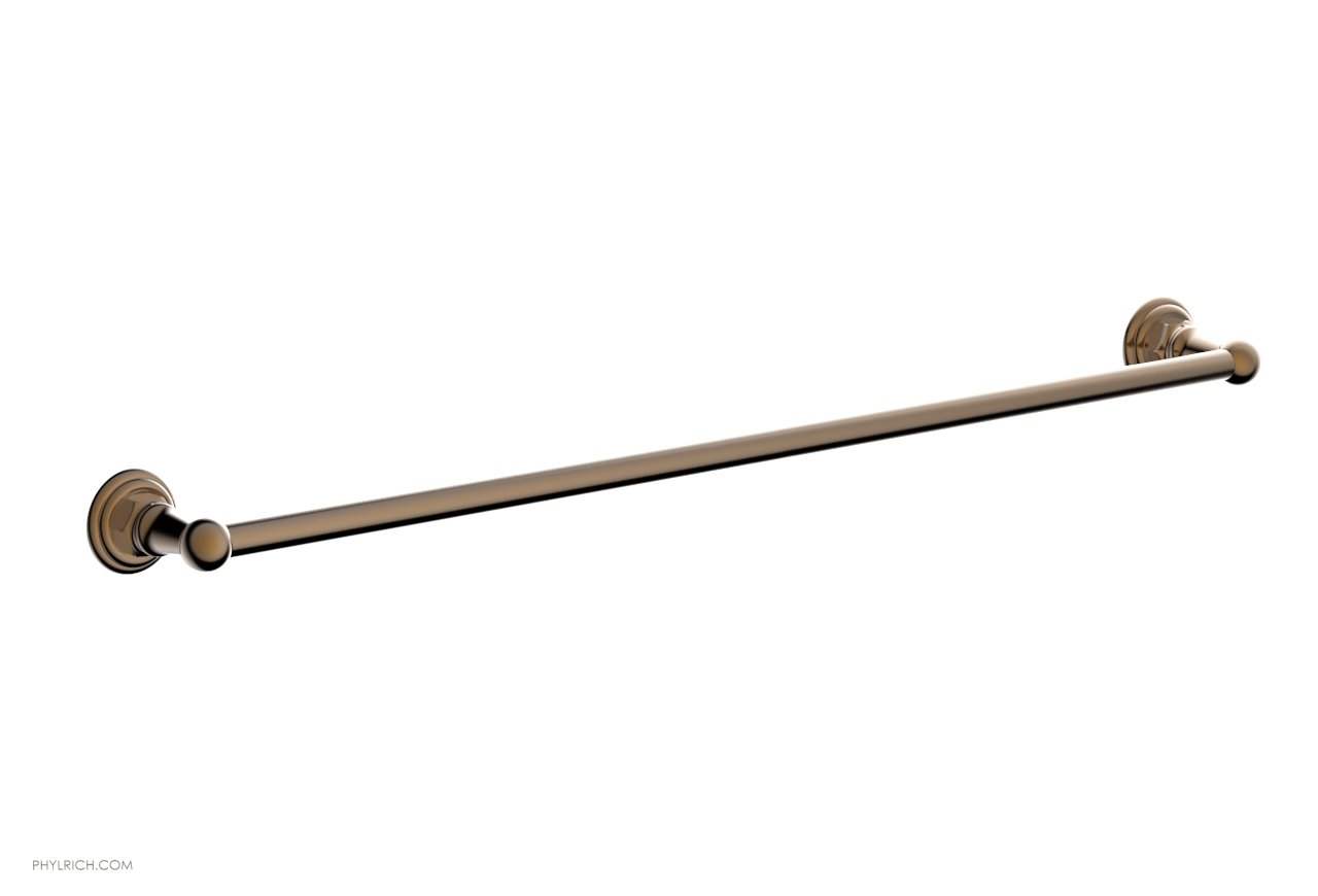 HEX TRADITIONAL 30-Inch Towel Bar - Chrome Finish Bathroom Towel Rack for Modern Homes - Perfect for Bathrooms, Kitchens & Laundry Rooms