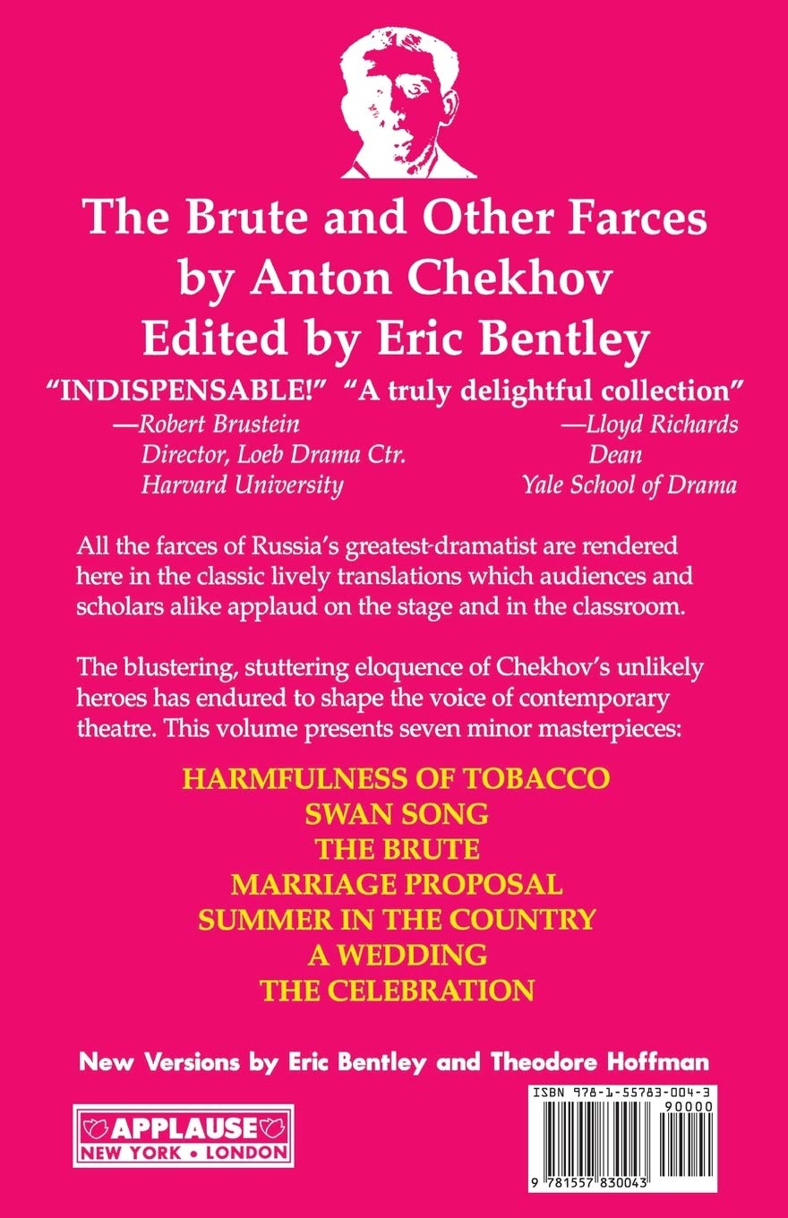 The Brute and Other Farces by Anton Chekhov - Classic Russian Comedy Plays (Applause Books) | Perfect for Theater Performances, Drama Classes & Literature Studies