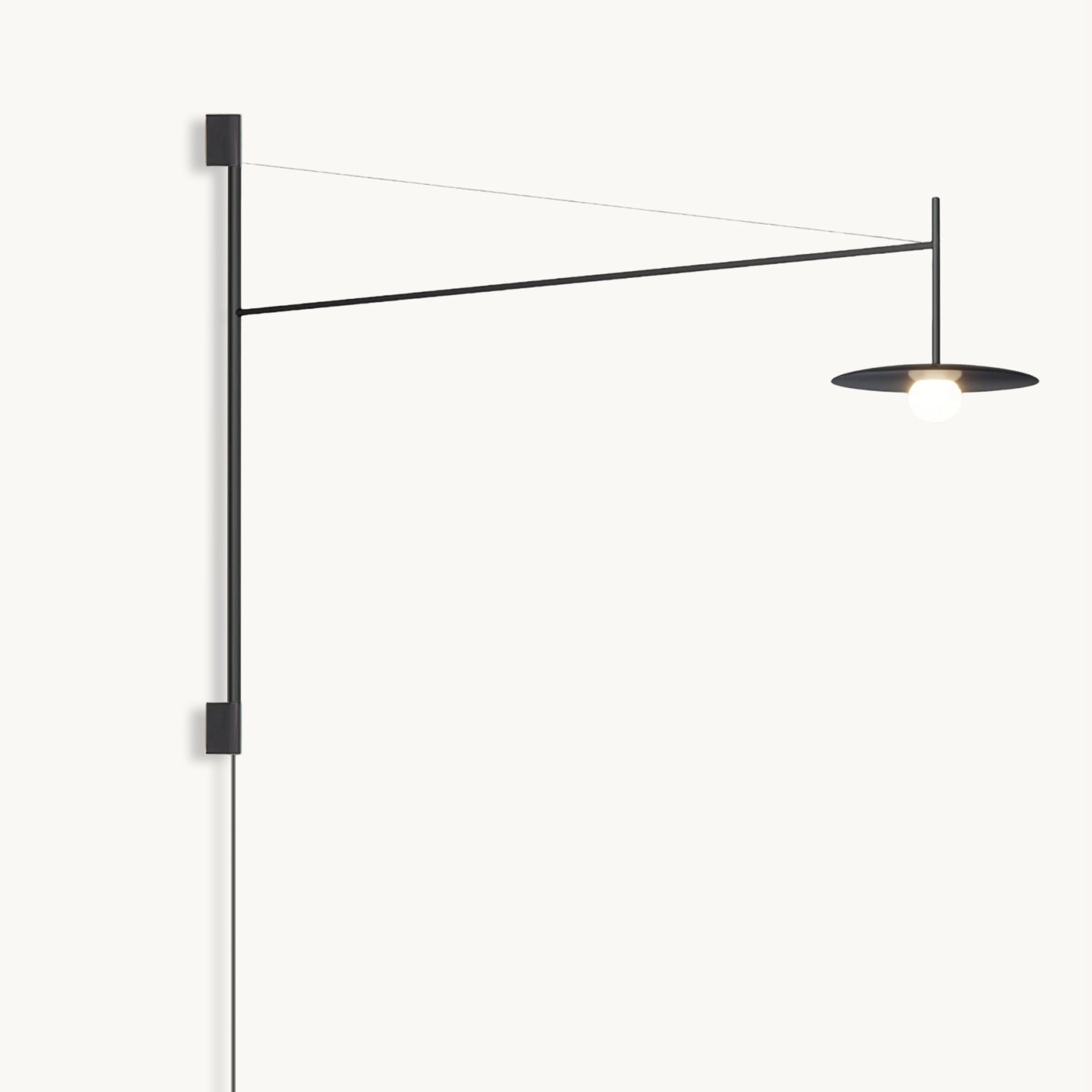 Gea Plug In Wall Lamp - Modern USB LED Night Light for Bedroom, Nursery, Hallway - Energy Efficient & Dimmable Ambient Lighting