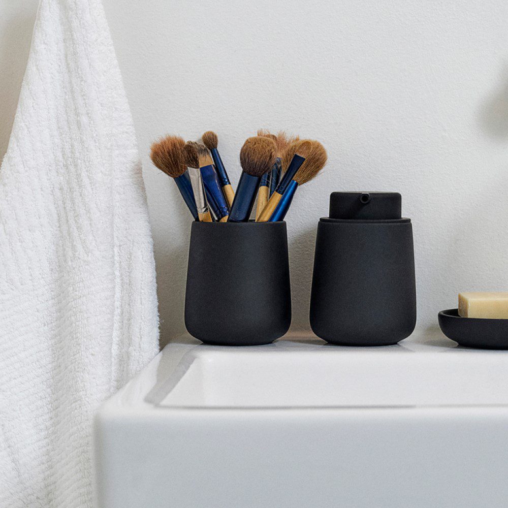 ZONE DENMARK Nova One Soap Dispenser - Modern Touchless Automatic Liquid Soap Dispenser for Kitchen & Bathroom, Black - Perfect for Home, Office, and Restaurant Use