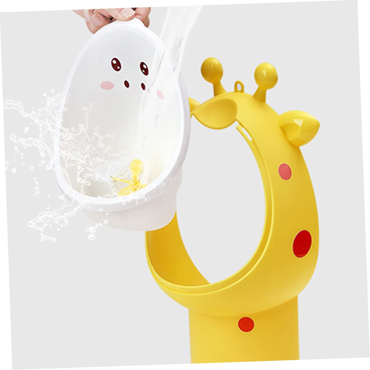 **GreenAdscape Boys Potty Trainer - Easy Drainage, Skin-Friendly & Safe Standing Urinal for Toddler Toilet Training - Perfect for Home, Daycare & Travel Use**