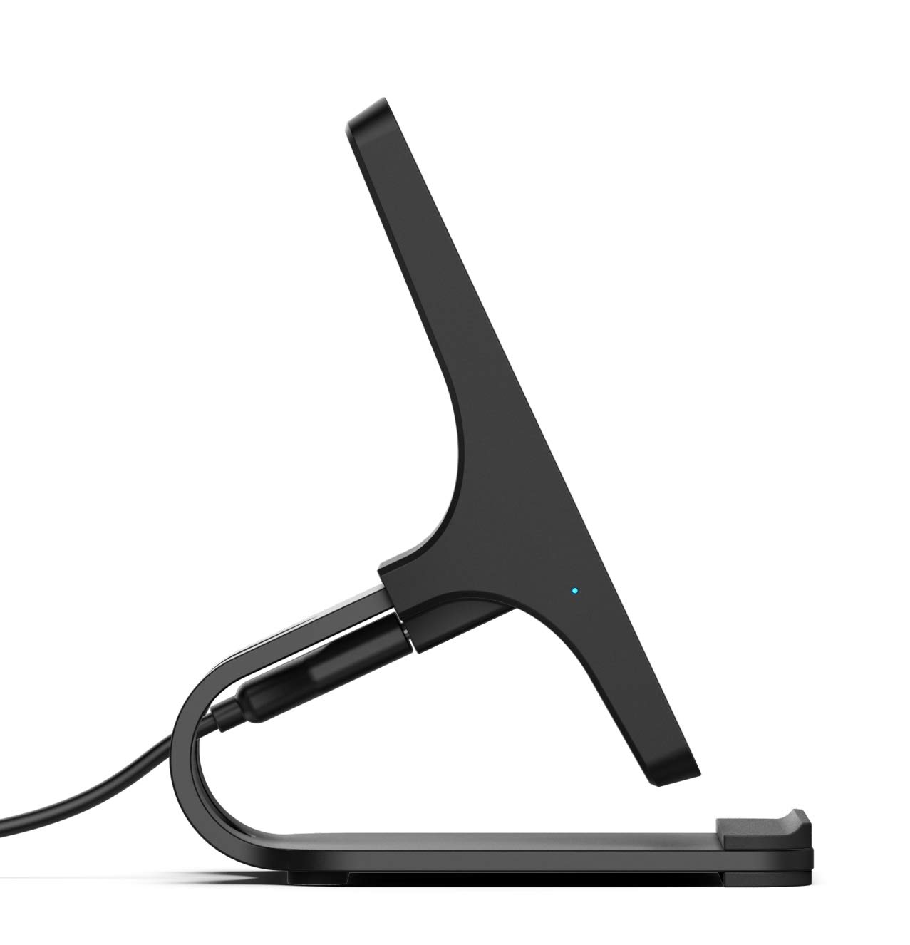 Qi Wireless Charger Stand for iPhone 13/12/11/Pro Max/X/XR/Xs - Fast Charging Station with LED Indicator | Perfect for Home, Office & Nightstand Use