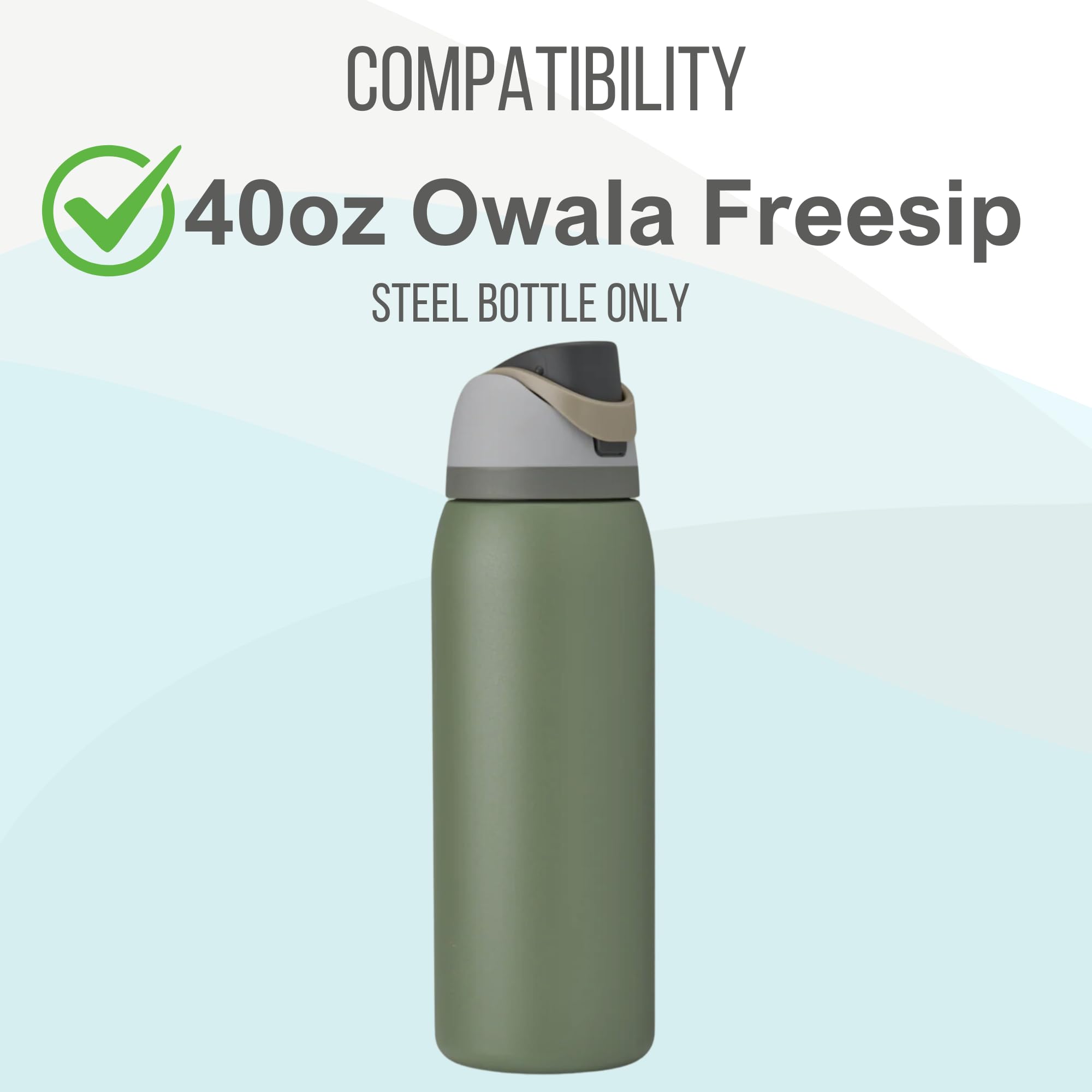 Owala FreeSip 40oz Water Bottle Handle - Durable & Ergonomic Design for Gym, Hiking, and Outdoor Adventures
