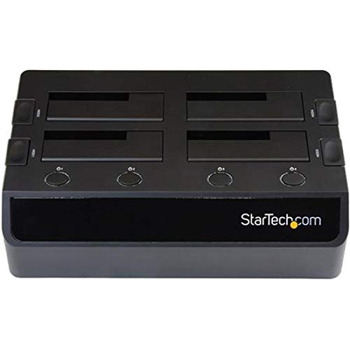 StarTech.com 4-Bay USB 3.0 to SATA Hard Drive Docking Station for 2.5/3.5