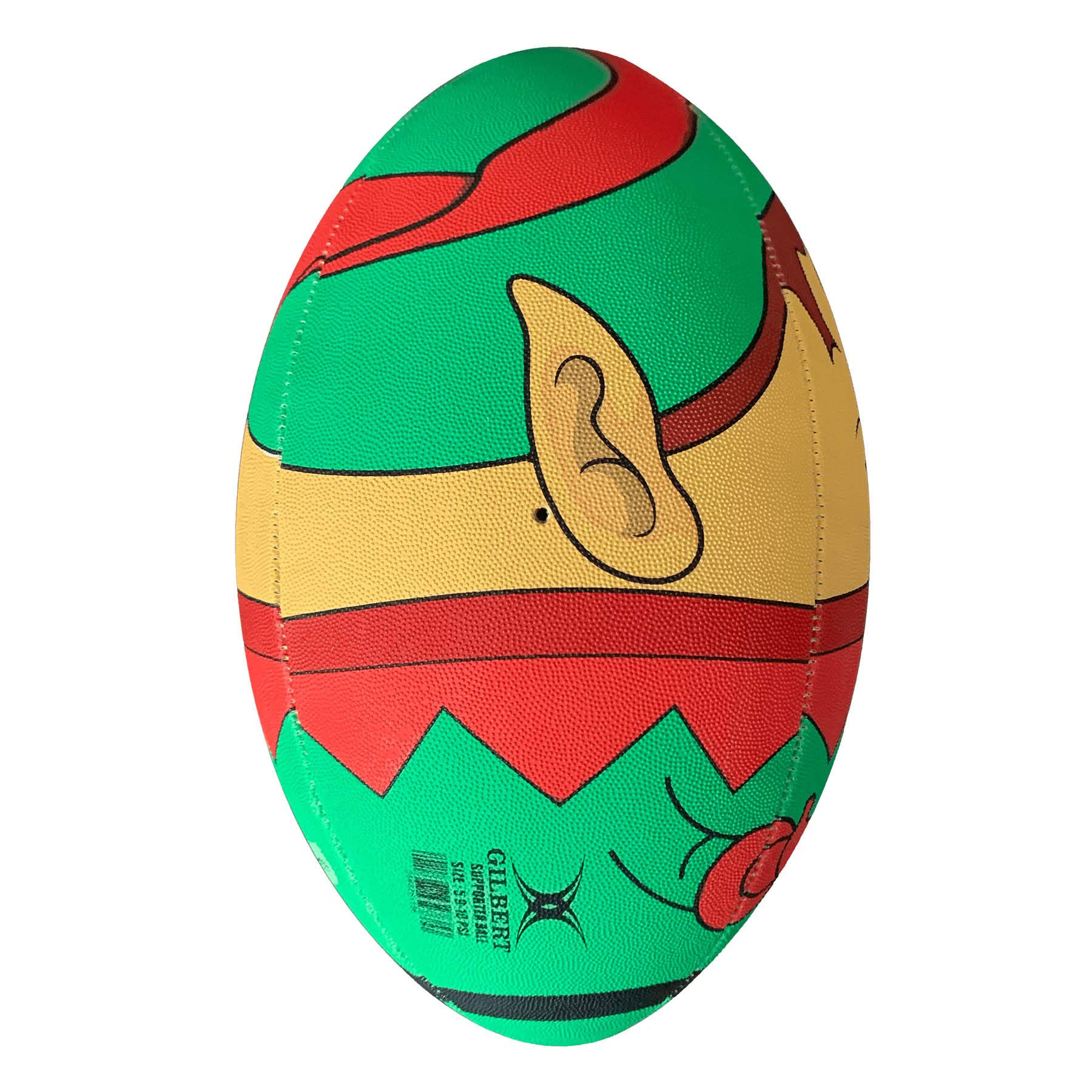 Gilbert Elf Rugby Ball - Official Size 3 Training Rugby Ball for Kids & Youth - Perfect for Rugby Practice, Games, and School Sports