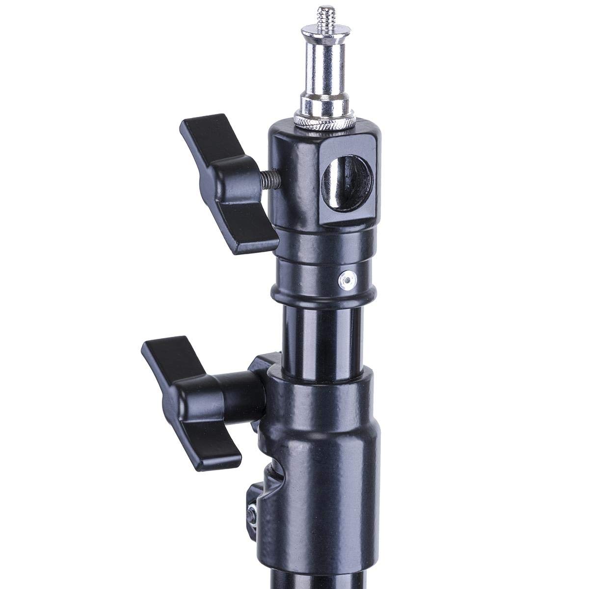 Flashpoint Pro Air Cushioned Heavy Duty Boom Light Stand - 13 Feet Tall Adjustable Photography Light Stand for Studio, Video, and Outdoor Shooting - Perfect for Photographers, Videographers, and Content Creators