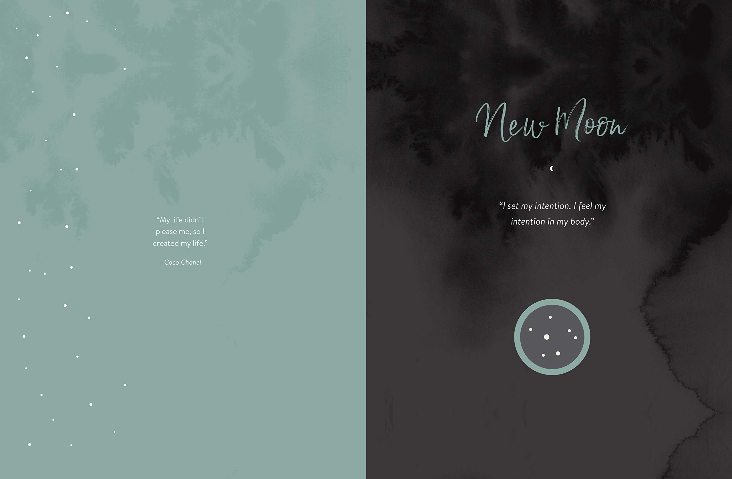Lunar Abundance Reflective Moon Journal - Moon Phase Tracking Diary for Manifestation & Self-Discovery - Perfect for Wiccan Practitioners, Astrology Lovers & Spiritual Growth