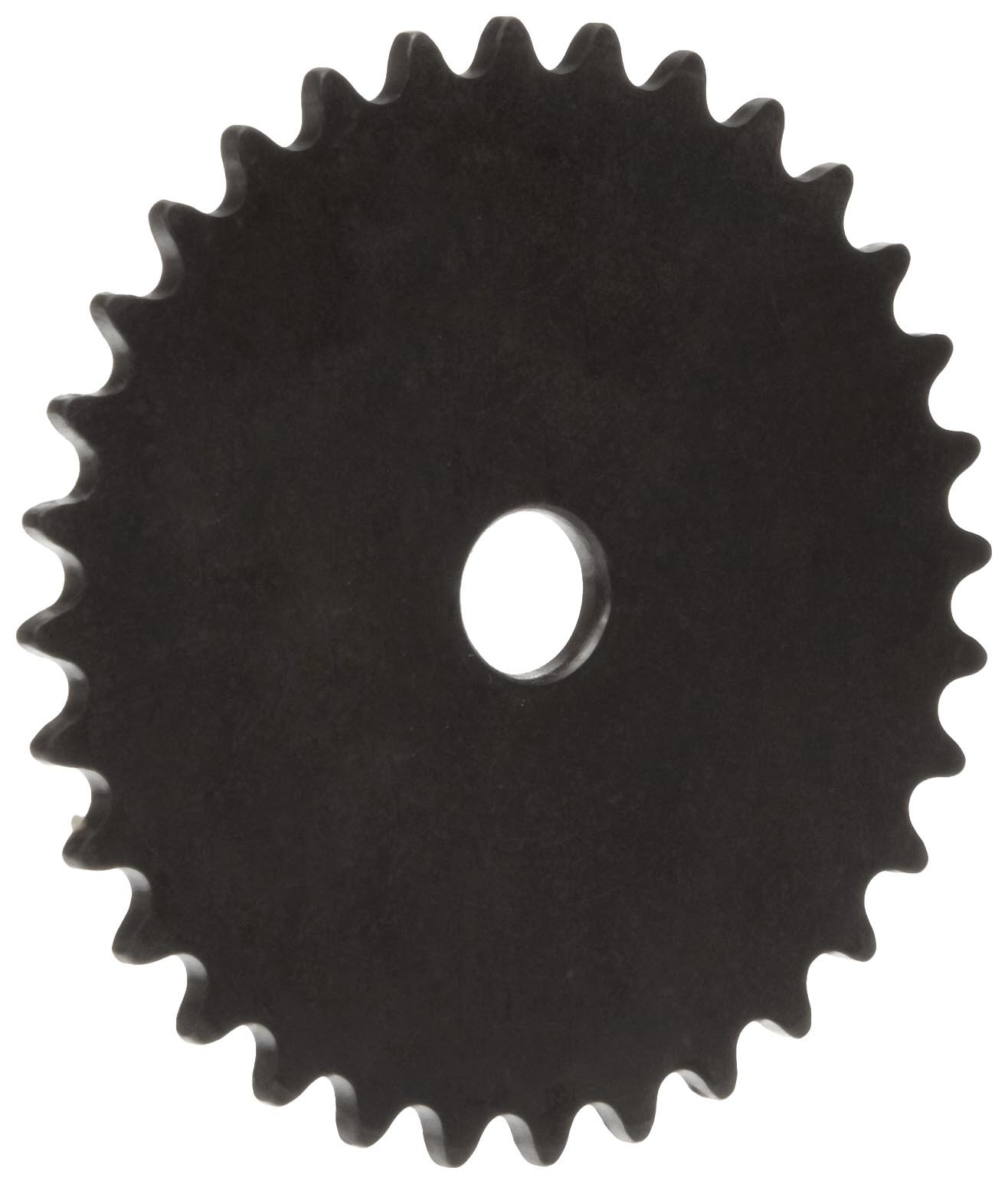 Martin Roller Chain Sprocket - Type A Hub, Single Strand, 25 Chain Size, 0.25