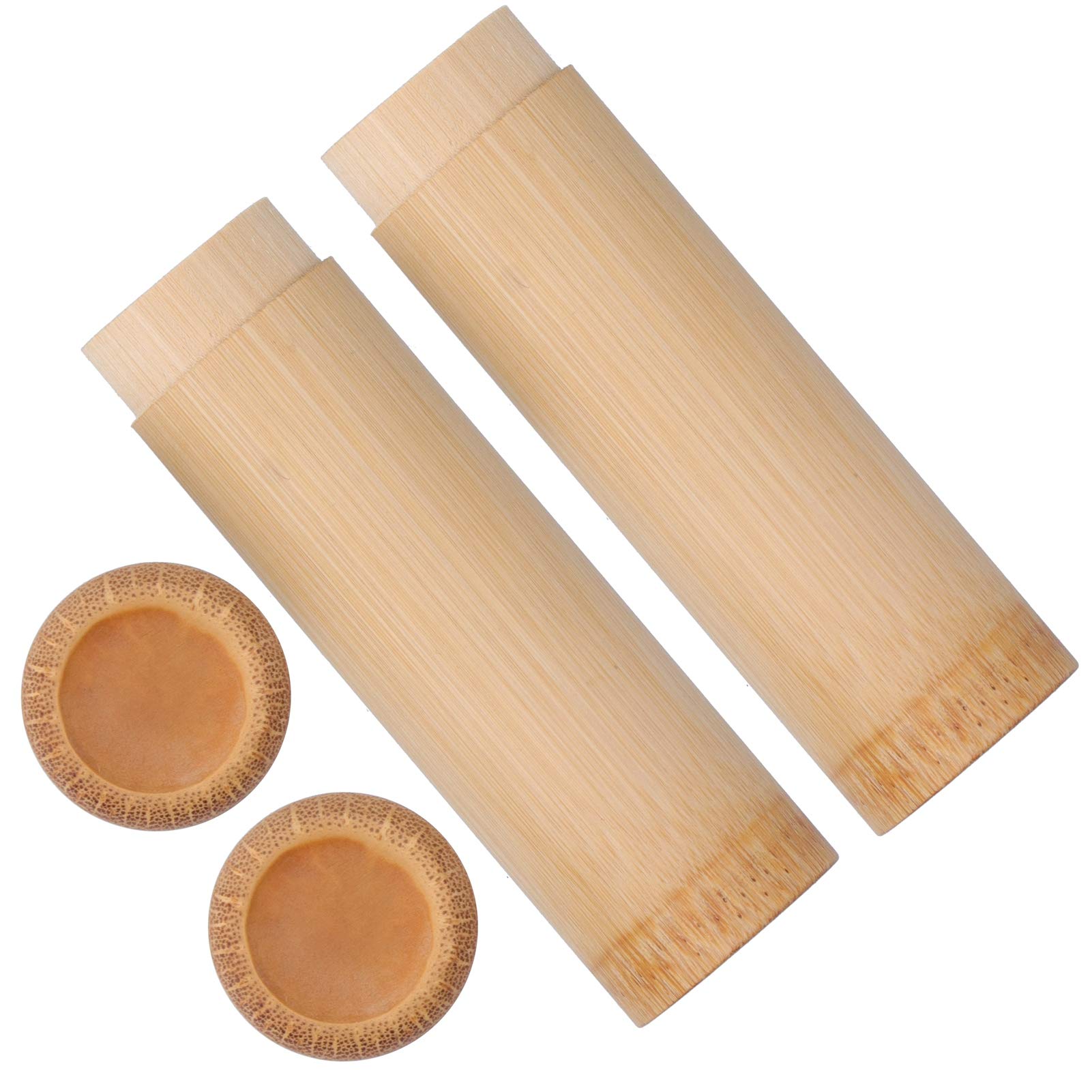 Premium Tea Storage Cylinder - 2Pcs Airtight Tea Tin Containers for Loose Leaf Tea, Coffee Beans, Nuts & Spices | Mini Food Storage Jars for Kitchen, Pantry & Office Use