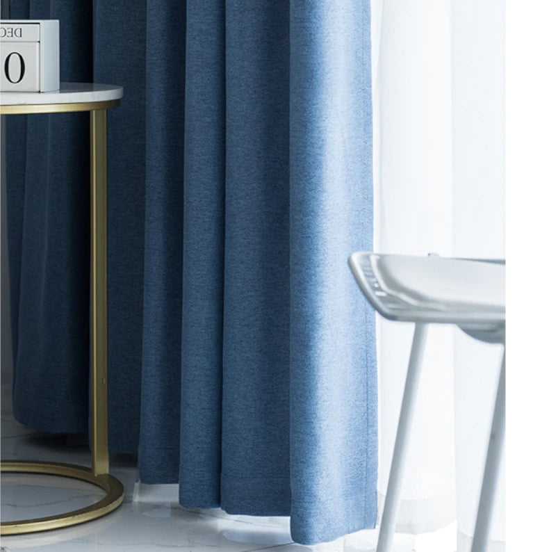 Mila Linen Curtain Swatch Samples - Premium Natural Linen Fabric for Drapes & Window Treatments - Perfect for Living Room, Bedroom & Home Decor