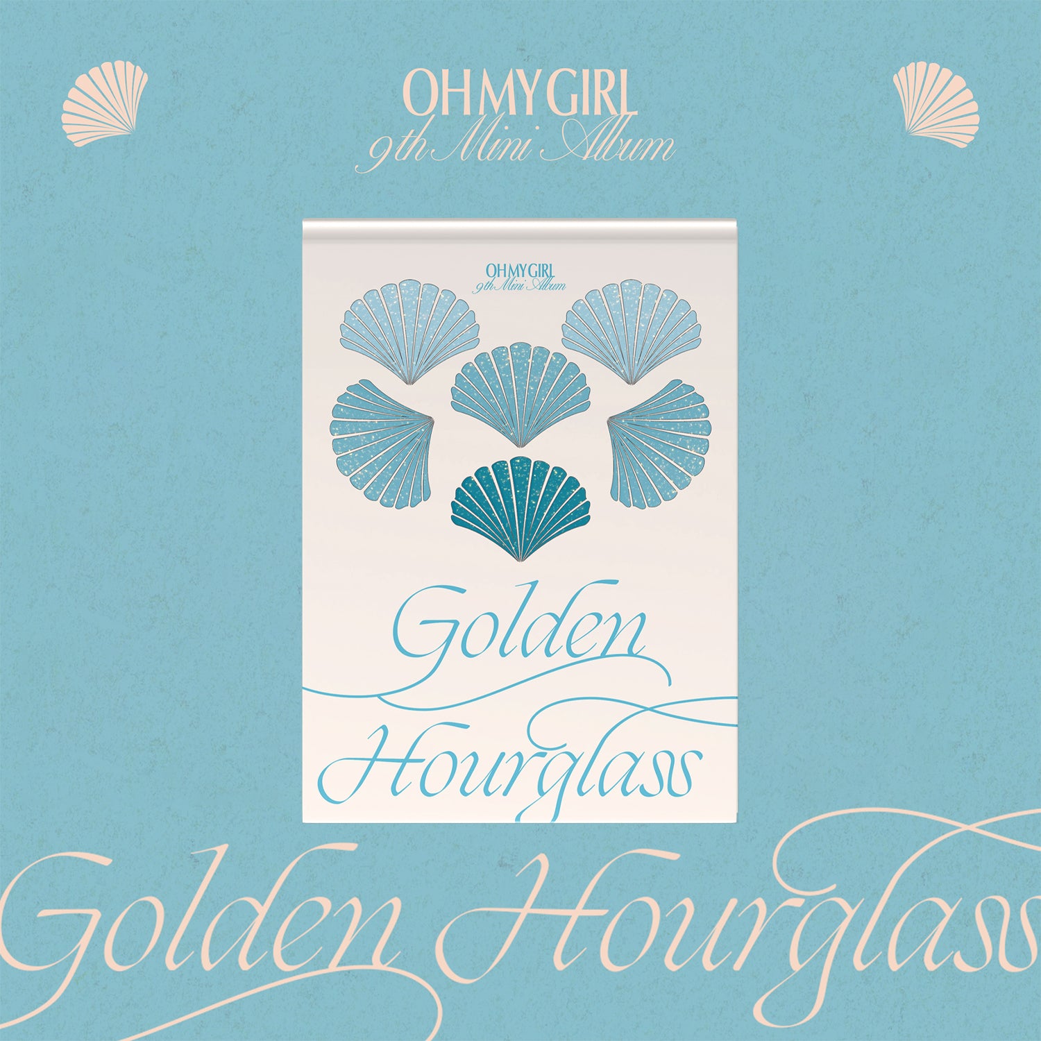 OH MY GIRL 9th Mini Album 'GOLDEN HOURGLASS' - K-Pop Music CD with Photobook & Poster - Perfect for K-Pop Fans, Collectors and Gift Giving