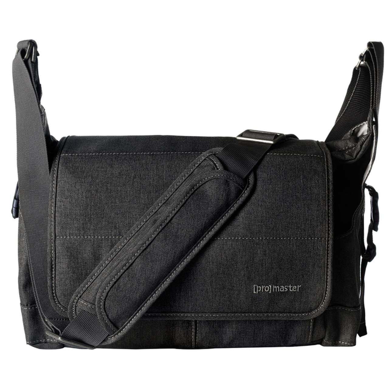 ProMaster Cityscape 130 Courier Bag - Durable Waterproof Messenger Bag for Men & Women, Charcoal Grey (Model 8706) - Perfect for Work, Travel & Outdoor Adventures