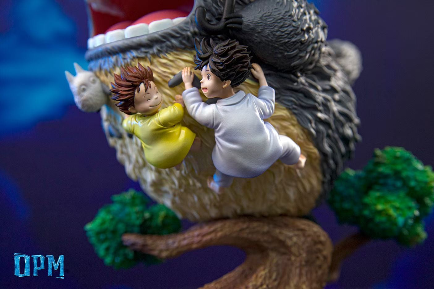 OPM Studio My Neighbor Totoro Small Figurine - Cute Anime Collectible Decor for Desk, Shelf & Gifts | Studio Ghibli Inspired Home & Office Decoration