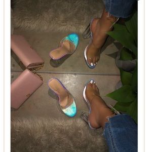Rebecca Women's Holographic High Heels - Shiny Party Shoes for Evening Events, Prom, Weddings & Night Out (Available in Multiple Colors)