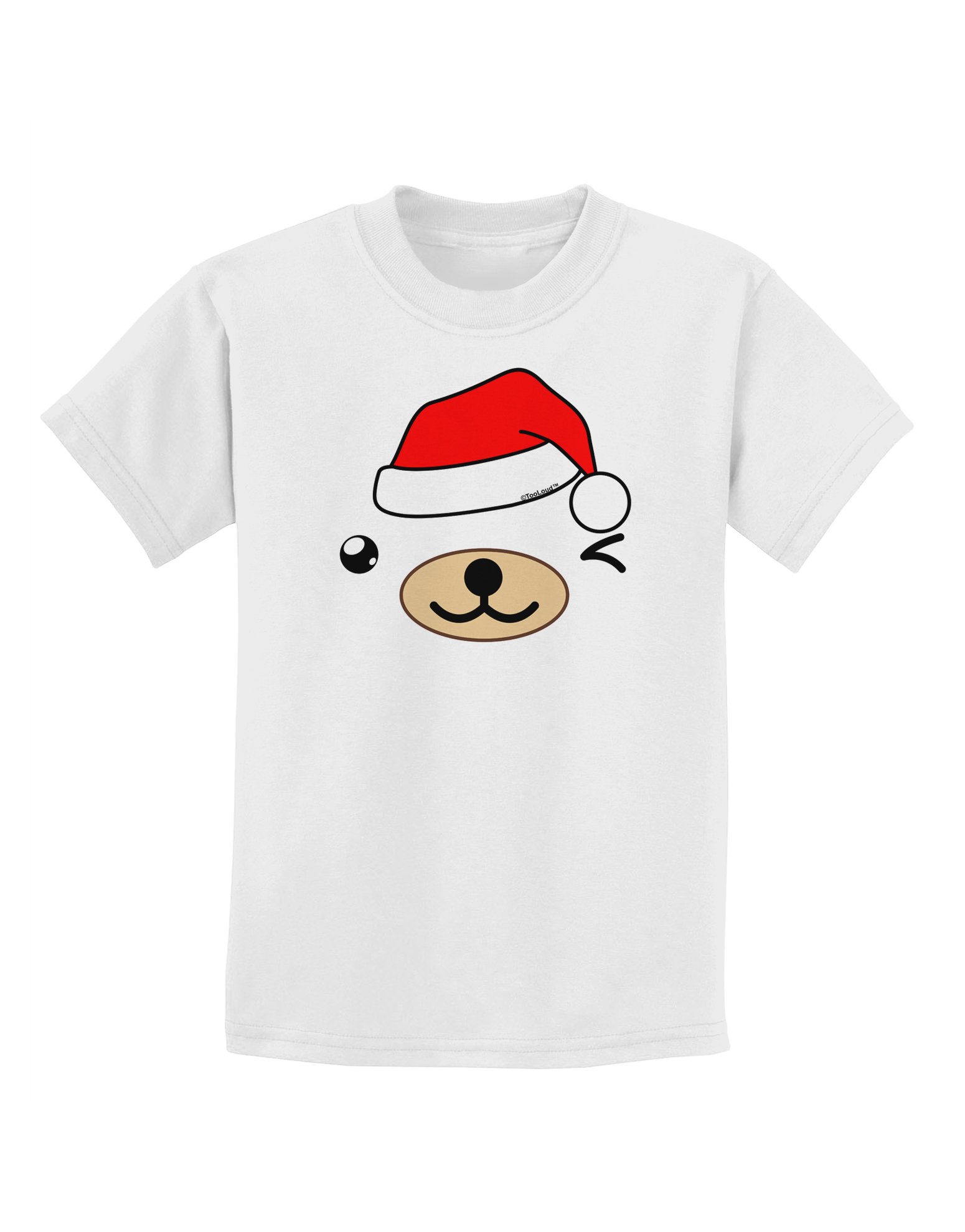 KYU-T Face Beartholomew Santa Kids T-Shirt for Christmas Gifts