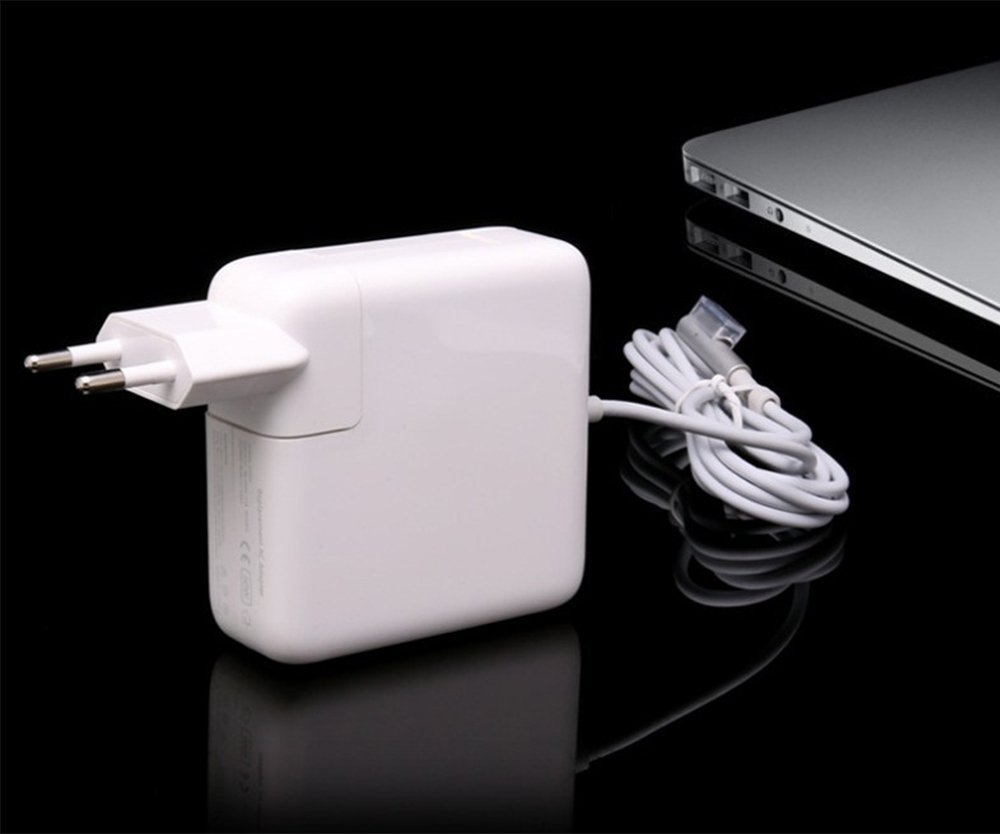 Universal US to Europe Plug Adapter - Travel Charger Converter for Apple MacBook & iBook (White) | Perfect for Business Trips & Study Abroad in EU Countries