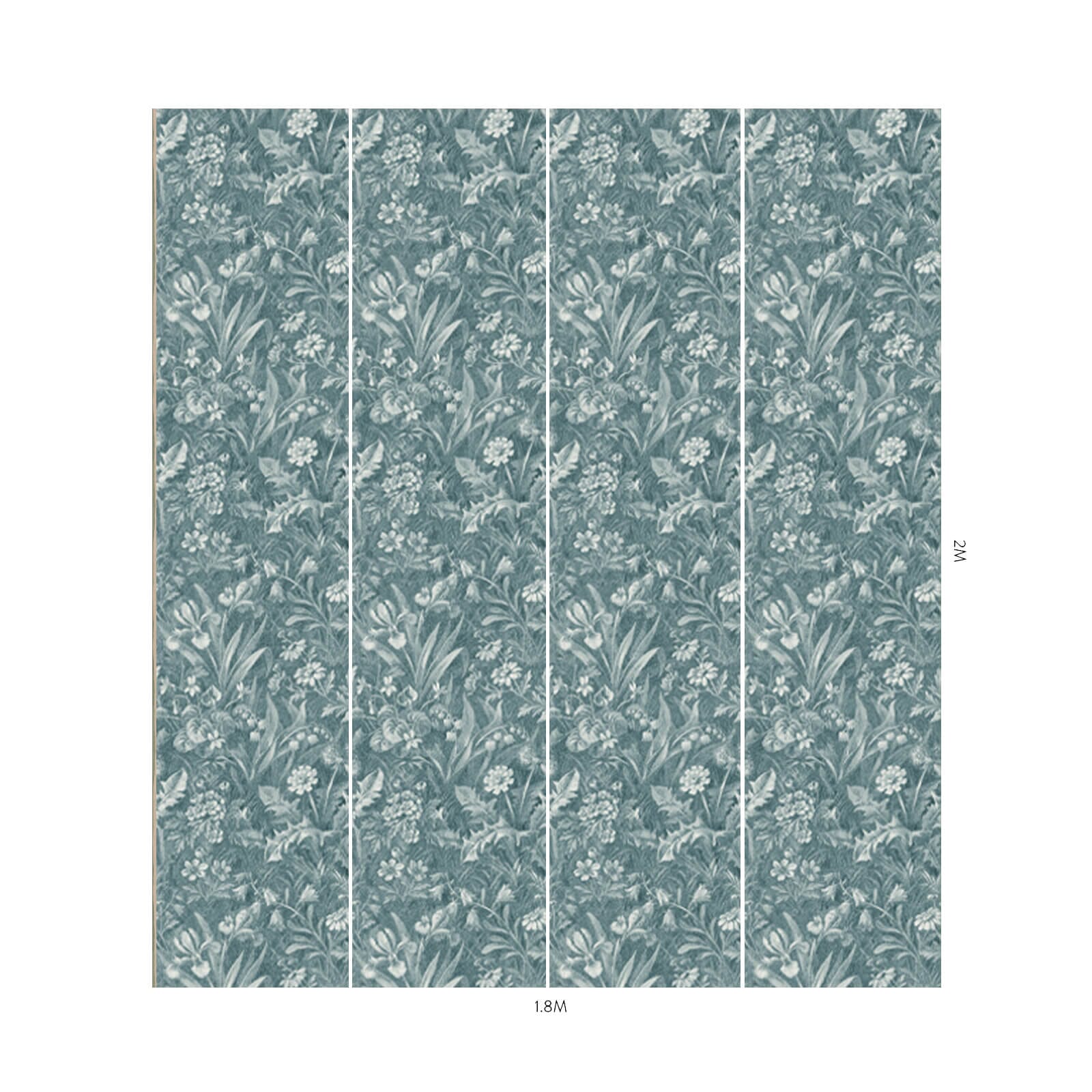 BELTANE Wallpaper | Euphorbia Print | Modern Botanical Home Decor for Living Room & Bedroom