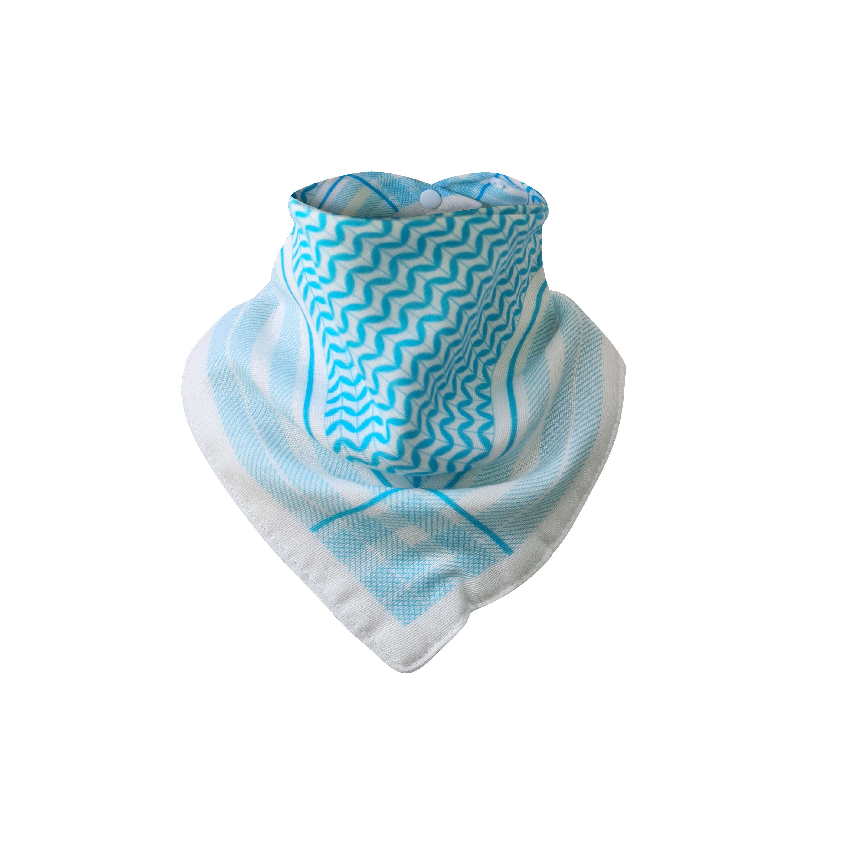 My First Shemagh Bib - Soft Cotton Baby Bib for Messy Eaters - Perfect for Feeding, Teething, and Outdoor Adventures
