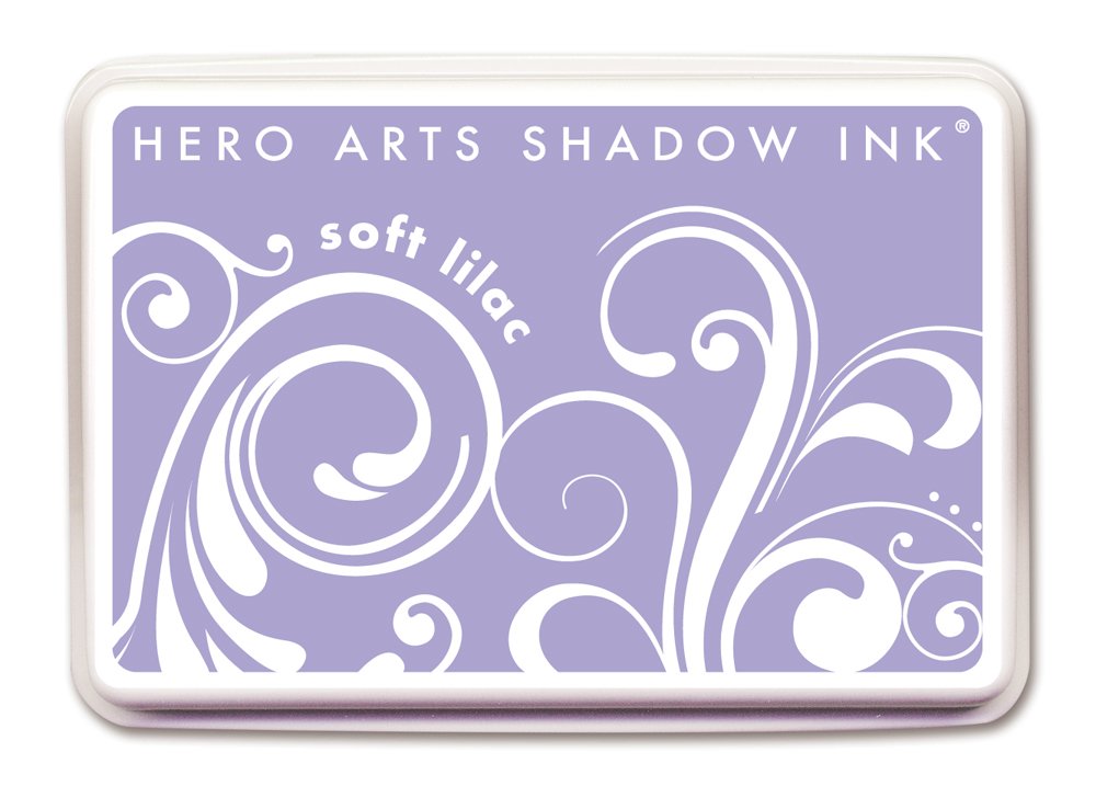 Hero Arts Rubber Stamps Shadow Ink - Soft Lilac for Card Making, Scrapbooking & DIY Crafts | Acid-Free, Blendable Water-Based Ink Pad for Stamping Projects