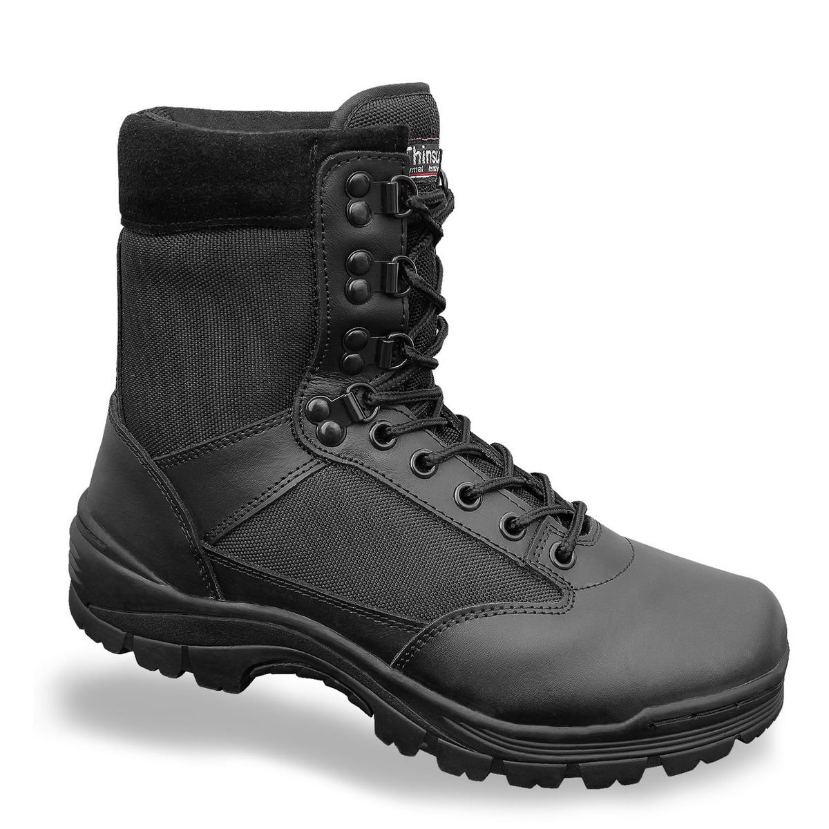 Men's Tactical Boots - Black Military Combat Boots for Outdoor Hiking, Work & Survival | Waterproof & Durable Work Boots for Men