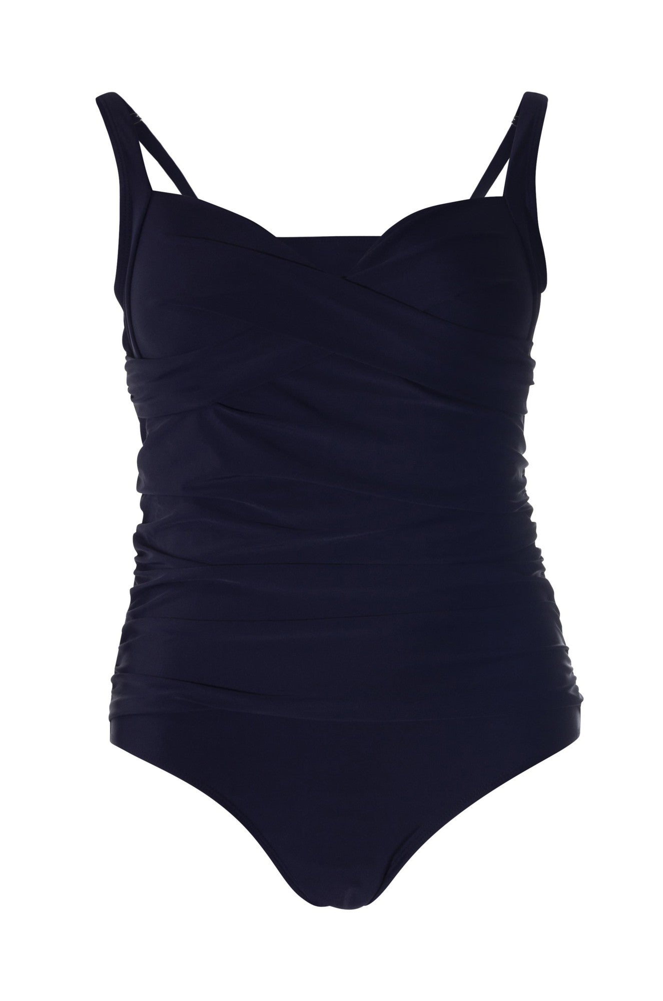 Plunge V-Neck Swimsuit for Women - Navy Blue One Piece Bathing Suit | Perfect for Beach, Pool & Summer Vacations