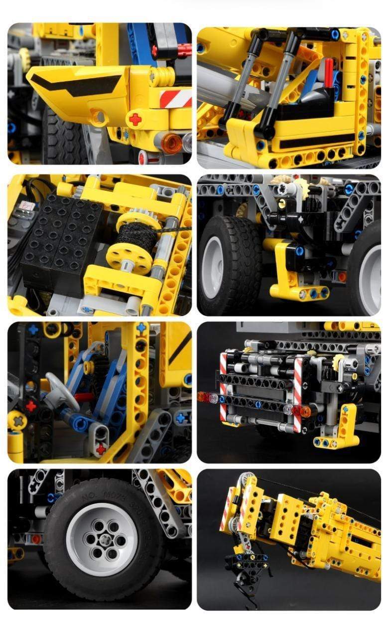 Mould King 13107 MOC 0853 Crane Mk II Ultimate Building Blocks Set - Technic Construction Toy for Adults & Kids - Perfect for DIY Projects, Engineering Enthusiasts, and Collectors
