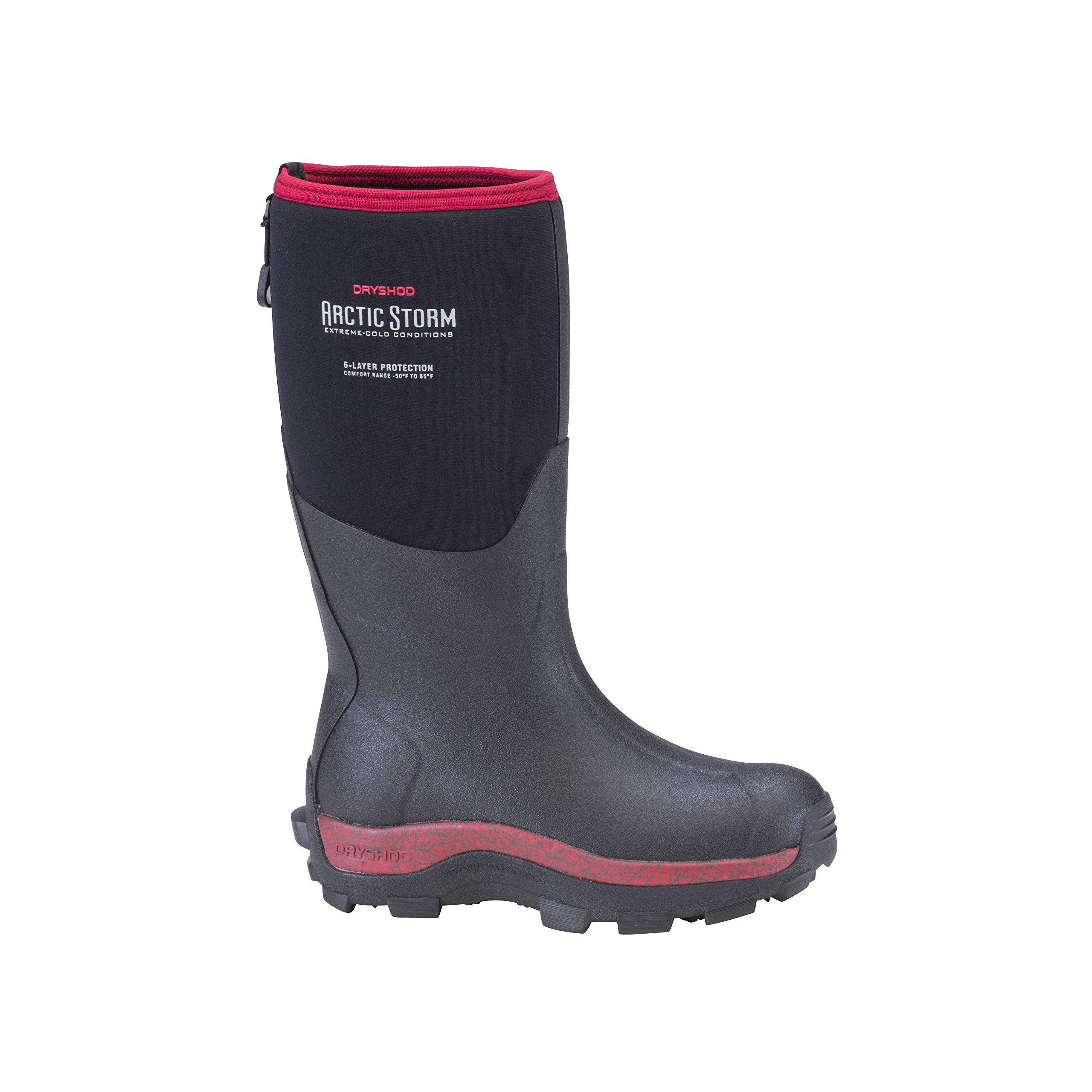 Dryshod Women's Arctic Storm Hi Pull-On Waterproof Winter Boots - Insulated Calf-Length Snow Boots for Cold Weather, Hiking & Outdoor Activities