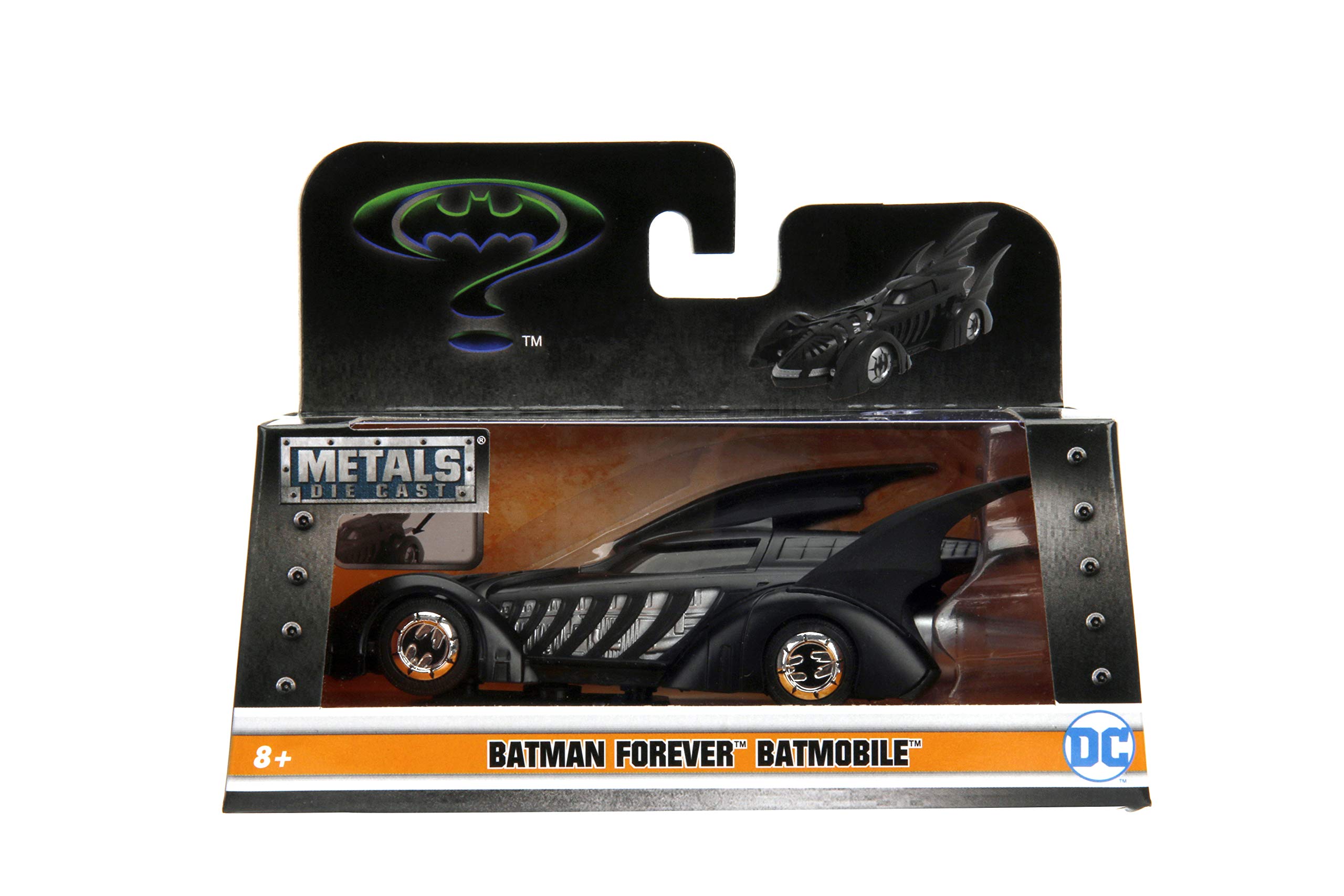 Jada Toys 253212002 Batman 1995 Batmobile 1:32 Scale Die-Cast Model Car - Collectible Toy for DC Comics Fans, Superhero Display & Gift for Kids & Adults