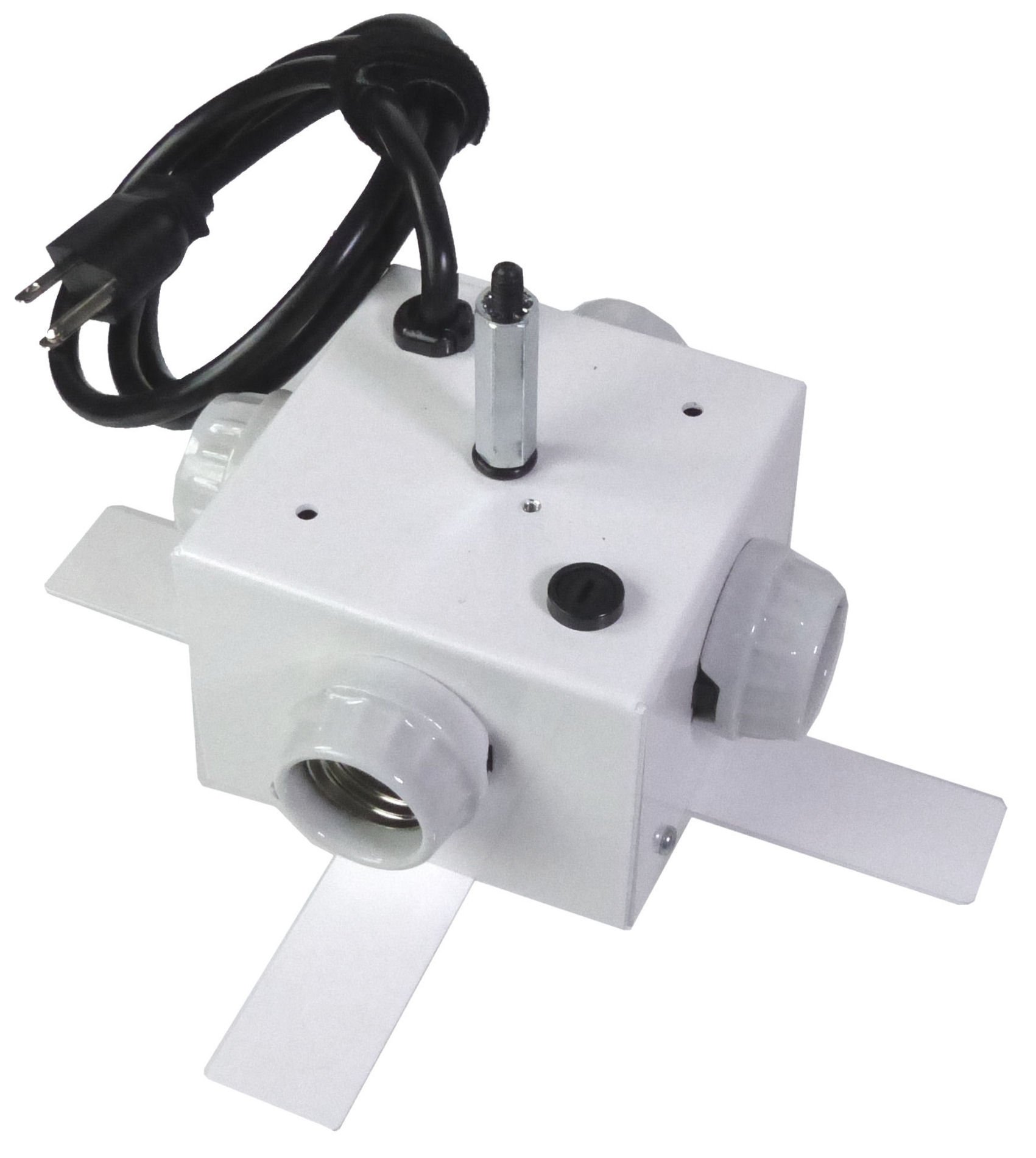 ALZO Duplex Socket Adapter - Add 4 Extra Bulbs to ALZO Drum Light for Enhanced Studio Lighting - Perfect for Photography, Video Production & Stage Lighting