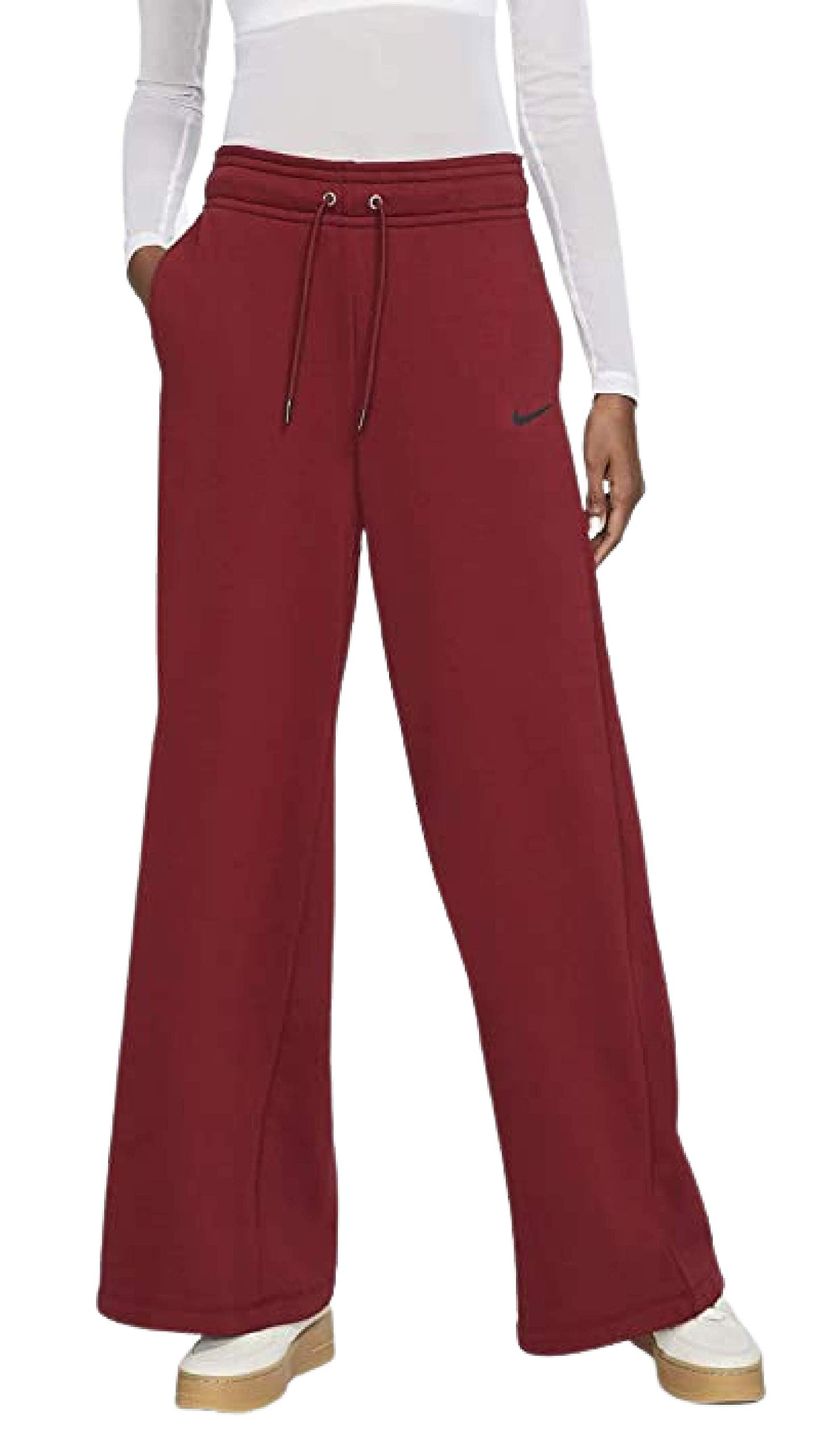 Nike Sportswear Women's Wide Leg Pants - High Waisted Athletic Lounge Pants for Yoga, Running & Casual Wear