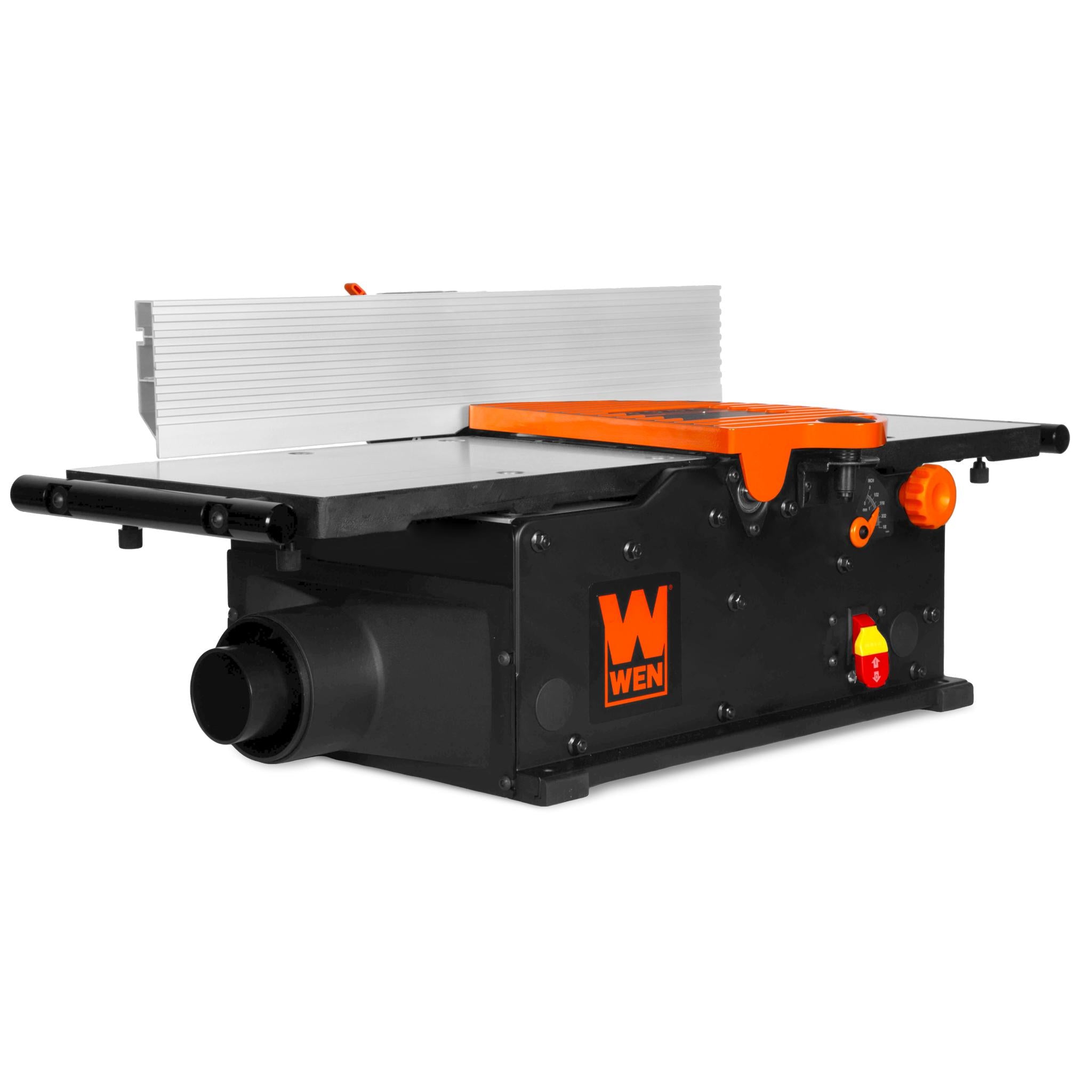 WEN JT1020H 12 Amp 10 Inch Spiral Benchtop Jointer with Extendable Cast Iron Table - Perfect for Woodworking, DIY Projects & Professional Cabinet Making
