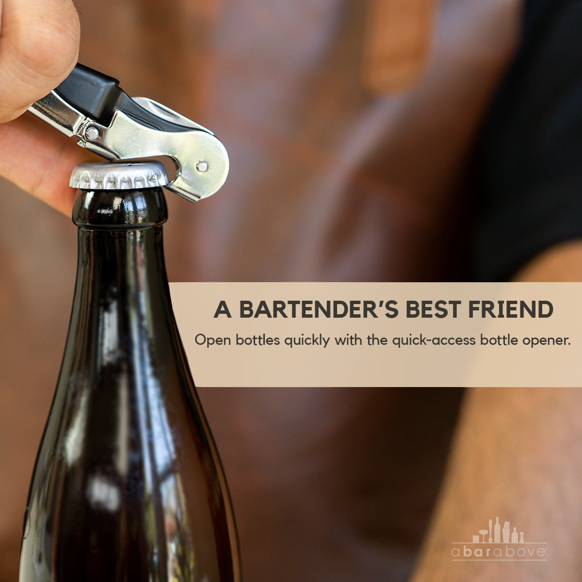 Premium Stainless Steel Black Wine Opener - Corkscrew Bottle Opener with Foil Cutter & Ergonomic Handle for Easy Opening - Perfect for Home Bars, Wine Tastings & Gifts