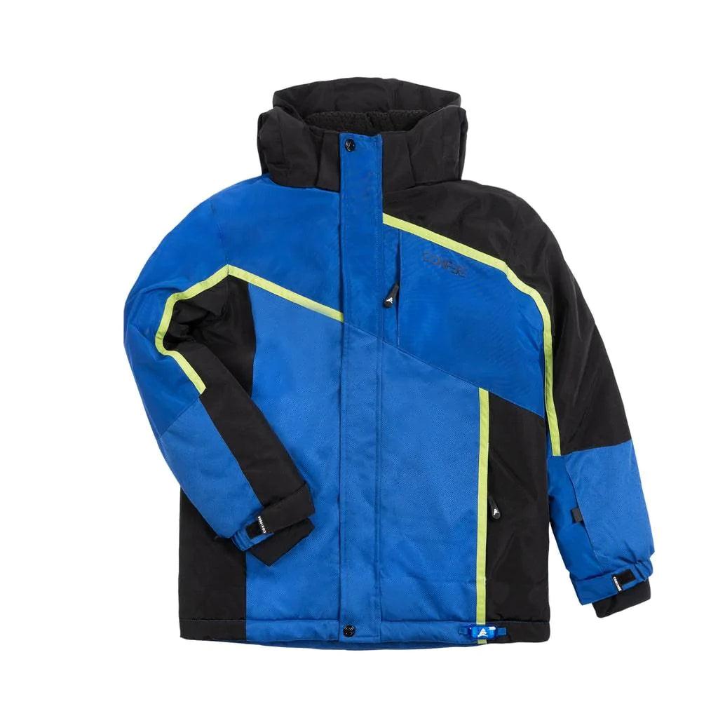 Conifere Zephyr Boys Snowsuit Set - Waterproof Winter Jacket & Pants for Kids - Blue - Perfect for Skiing, Snowboarding & Outdoor Winter Activities