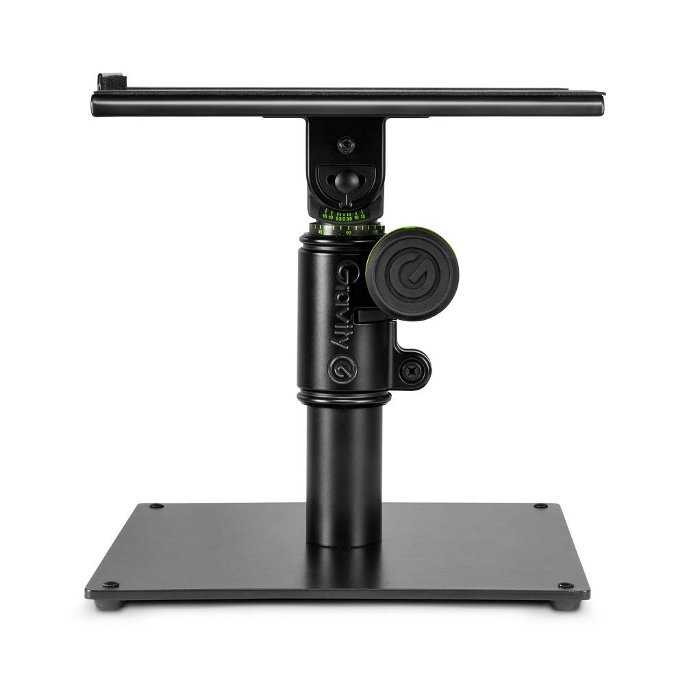 STANDS SP 3102 Studio Monitor Speaker Stands - Heavy Duty Adjustable Speaker Stand for Studio Monitors, PA Speakers & DJ Equipment (Pair, Black) - Perfect for Home Studios, Recording Studios & Live Performances
