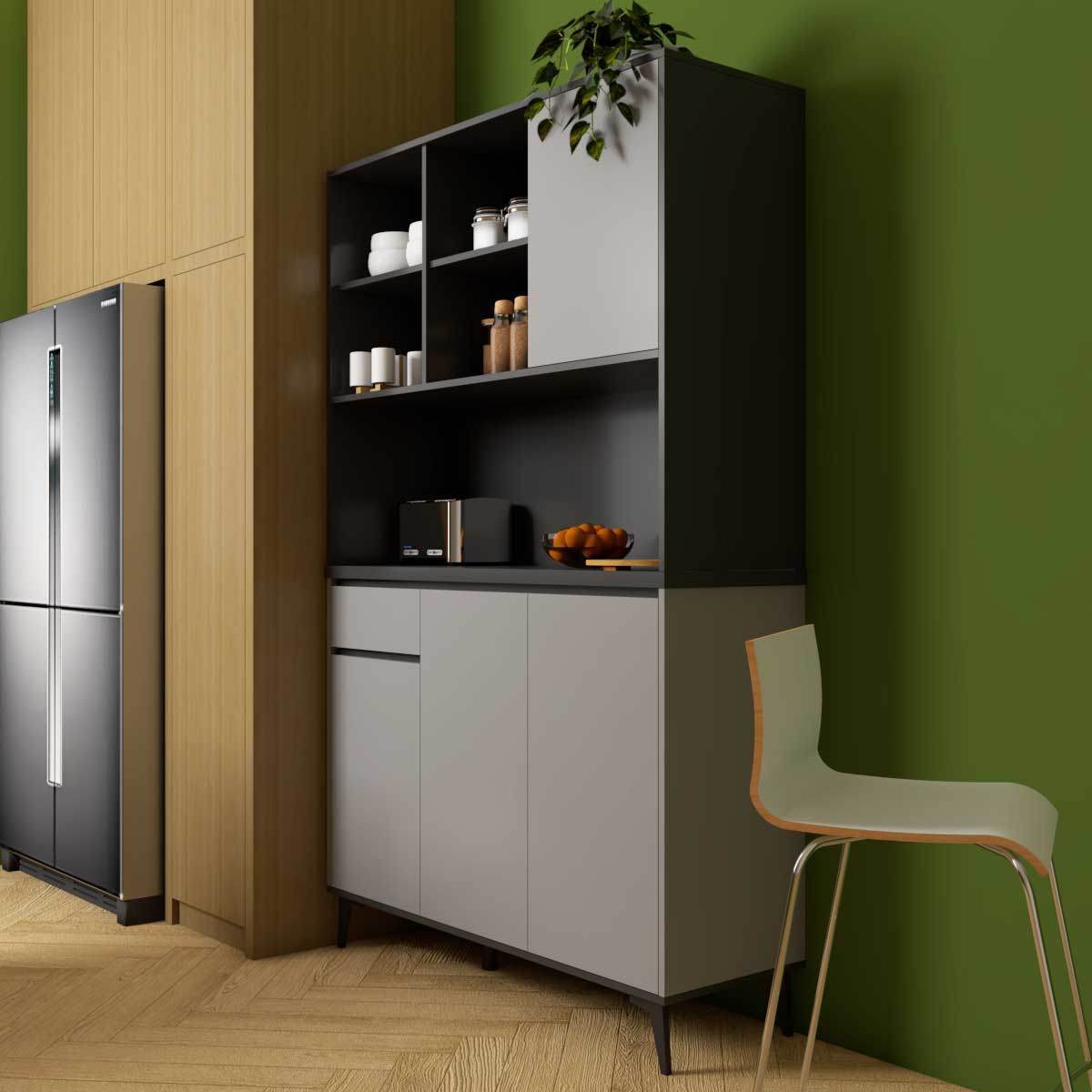 Lavi Kitchen Cabinet - Premium Storage Solution for Modern Kitchens | Perfect for Organizing Cookware, Dishes & Pantry Items