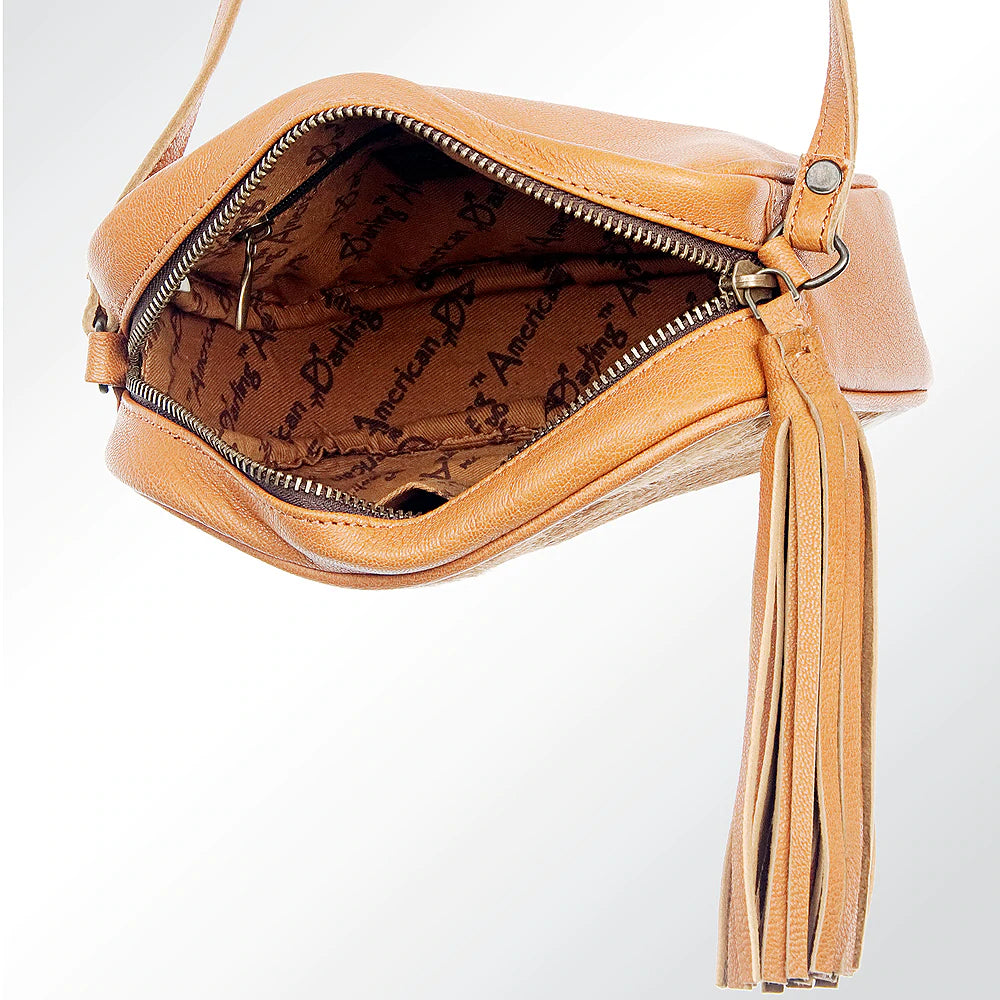 American Darling Genuine Cowhide Small Purse for Women - Stylish & Durable Crossbody Bag for Daily Use, Travel, and Parties