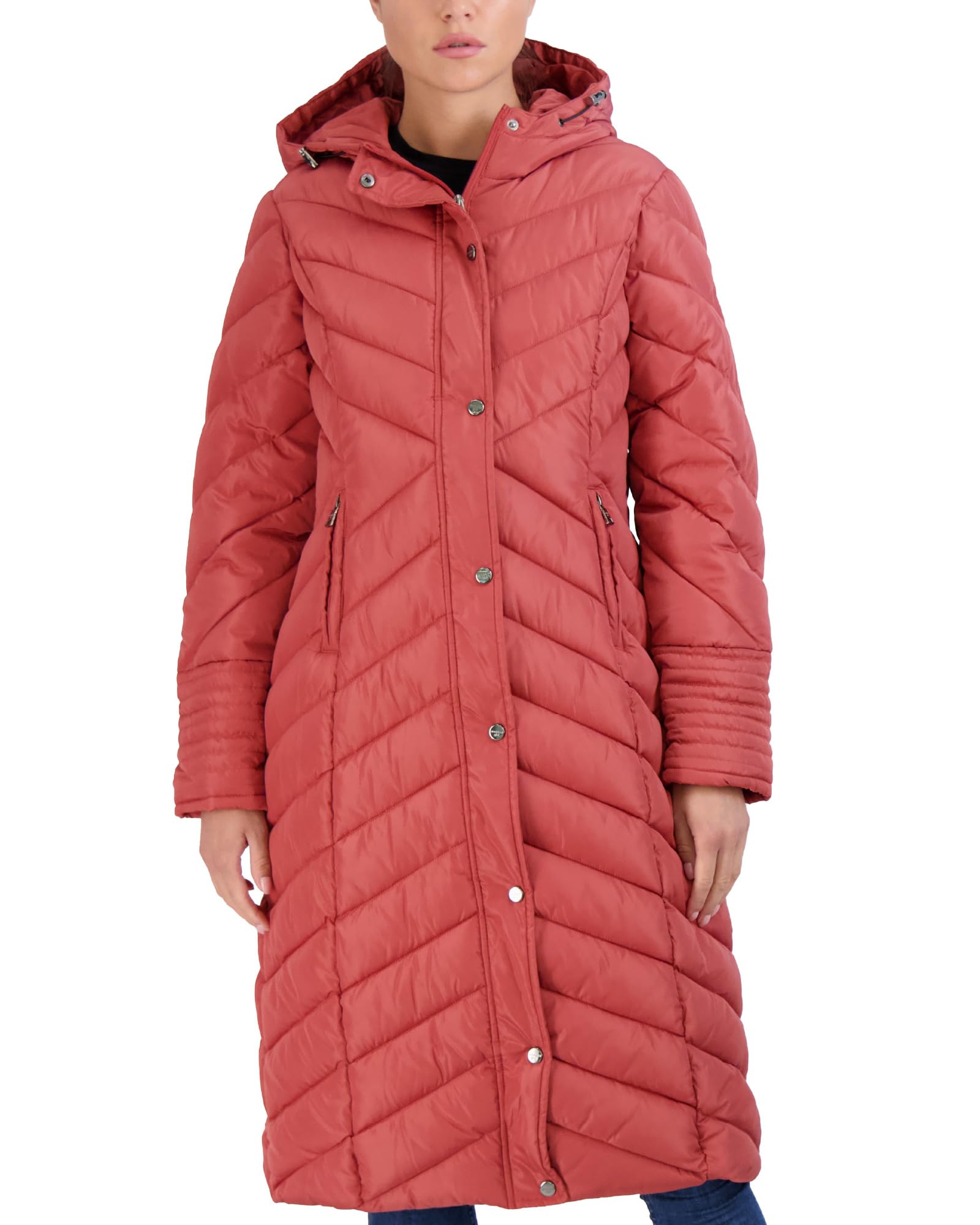 Madden Girl Women's Maxi Puffer Jacket - Long Quilted Winter Coat for Cold Weather, Water-Resistant & Warm (Sizes S-3X) | Perfect for Snow Days, Outdoor Activities & Winter Fashion
