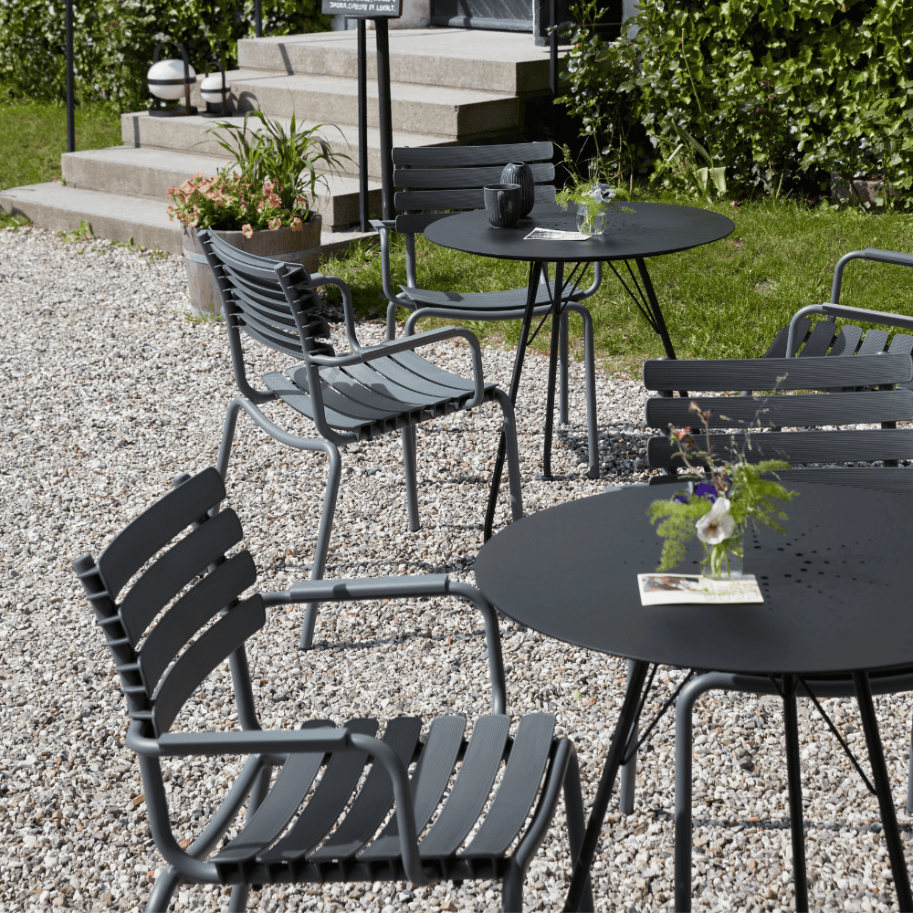 Outdoor Cafe Table - Weather-Resistant Patio Dining Set for Garden, Balcony & Backyard | Perfect for Coffee, Breakfast & Outdoor Entertaining