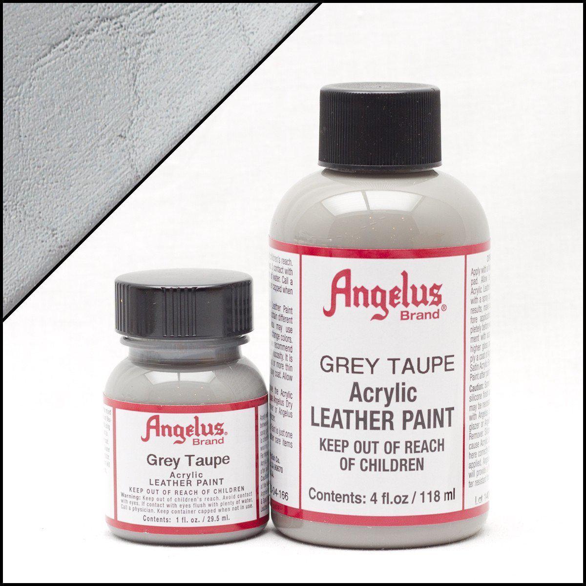 Angelus Leather Paint - Grey Taupe (1oz) for Shoes, Bags & DIY Leather Repair | High-Quality, Non-Toxic & Waterproof