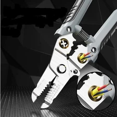 6-in-1 Multifunction Electrician Wire Plier Tool - Stripping, Cutting, Crimping for Electrical Work