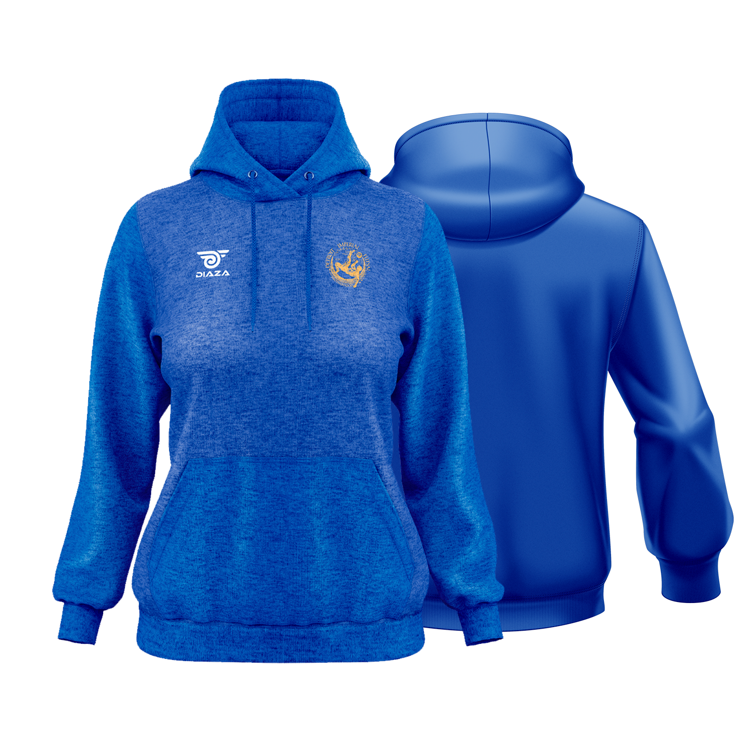 Detroit Imperial Women's Hoodie - Soft Fleece Pullover for Casual Wear, Gym & Outdoor Activities