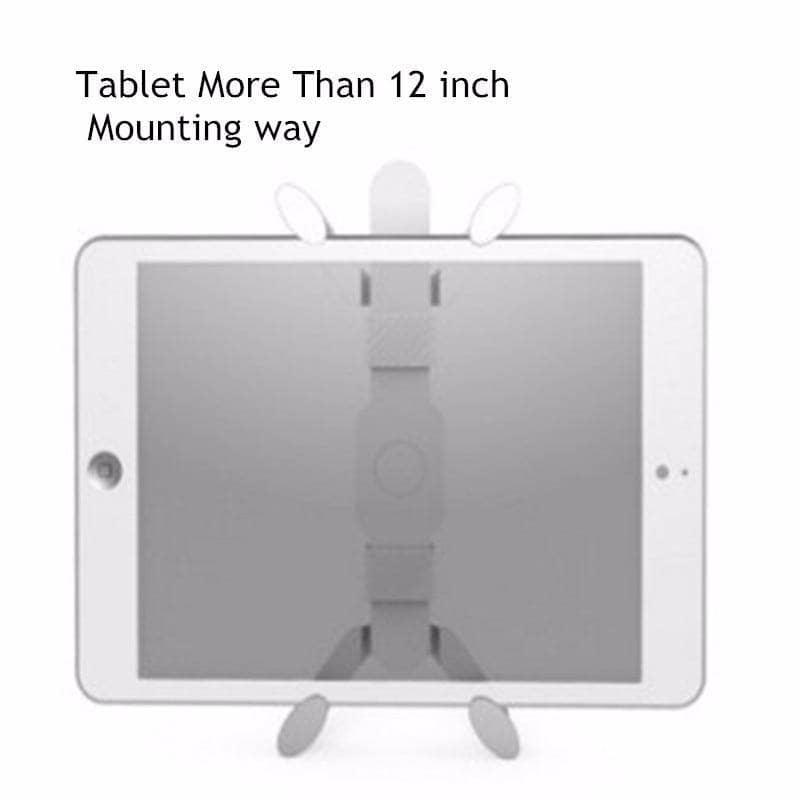 Universal iPad Wall Mount Holder - Adjustable 7.9 to 12 Inch Tablet Stand with 360° Rotation Bracket for Home, Office & Kitchen Use