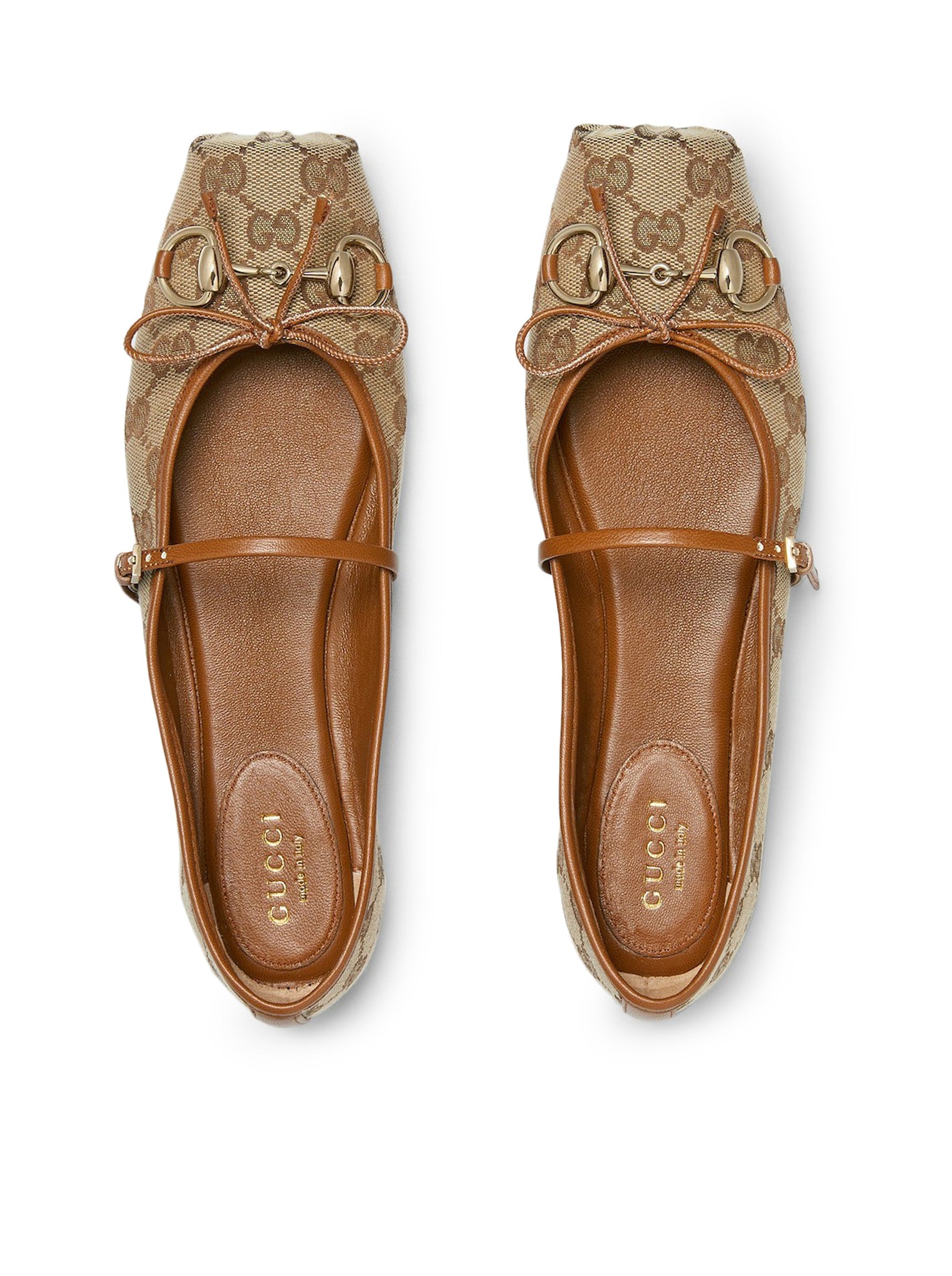 Gucci Women's Ballerina Flats with Horsebit Detail - Elegant & Comfortable Shoes for Work, Parties & Everyday Wear