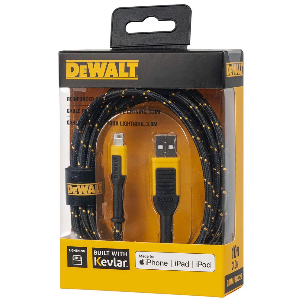 **Durable Braided Lightning to USB Cable - 10FT Fast Charging Cord for iPhone 14/13/12/11/X/8 - Apple MFi Certified Charger Cable (USB-A to Lightning) - Perfect for Home, Office & Travel**