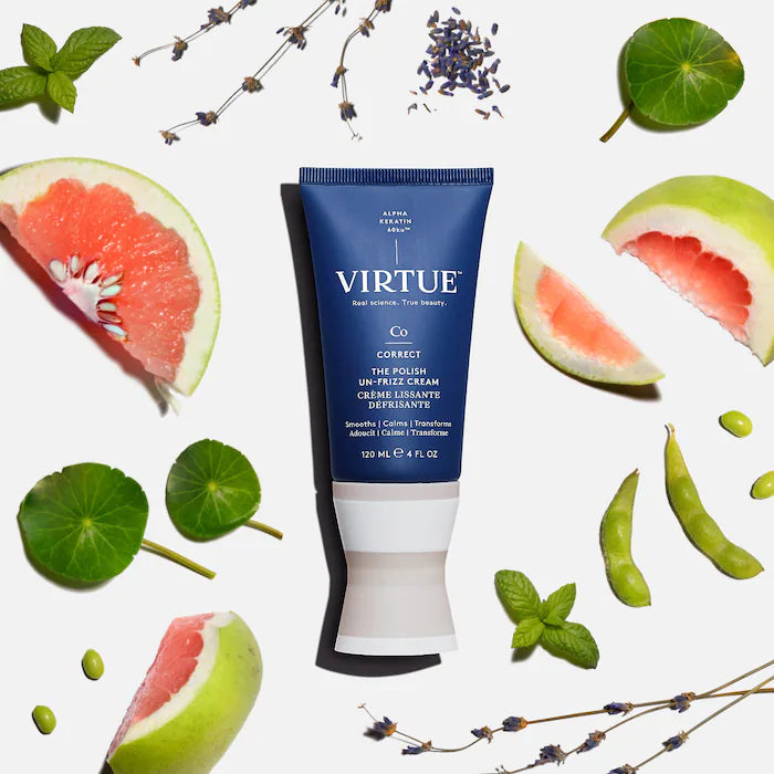 Virtue Polish Un-Frizz Cream for Smooth, Shiny Hair – Perfect for Frizz Control & Styling at Home or Salon
