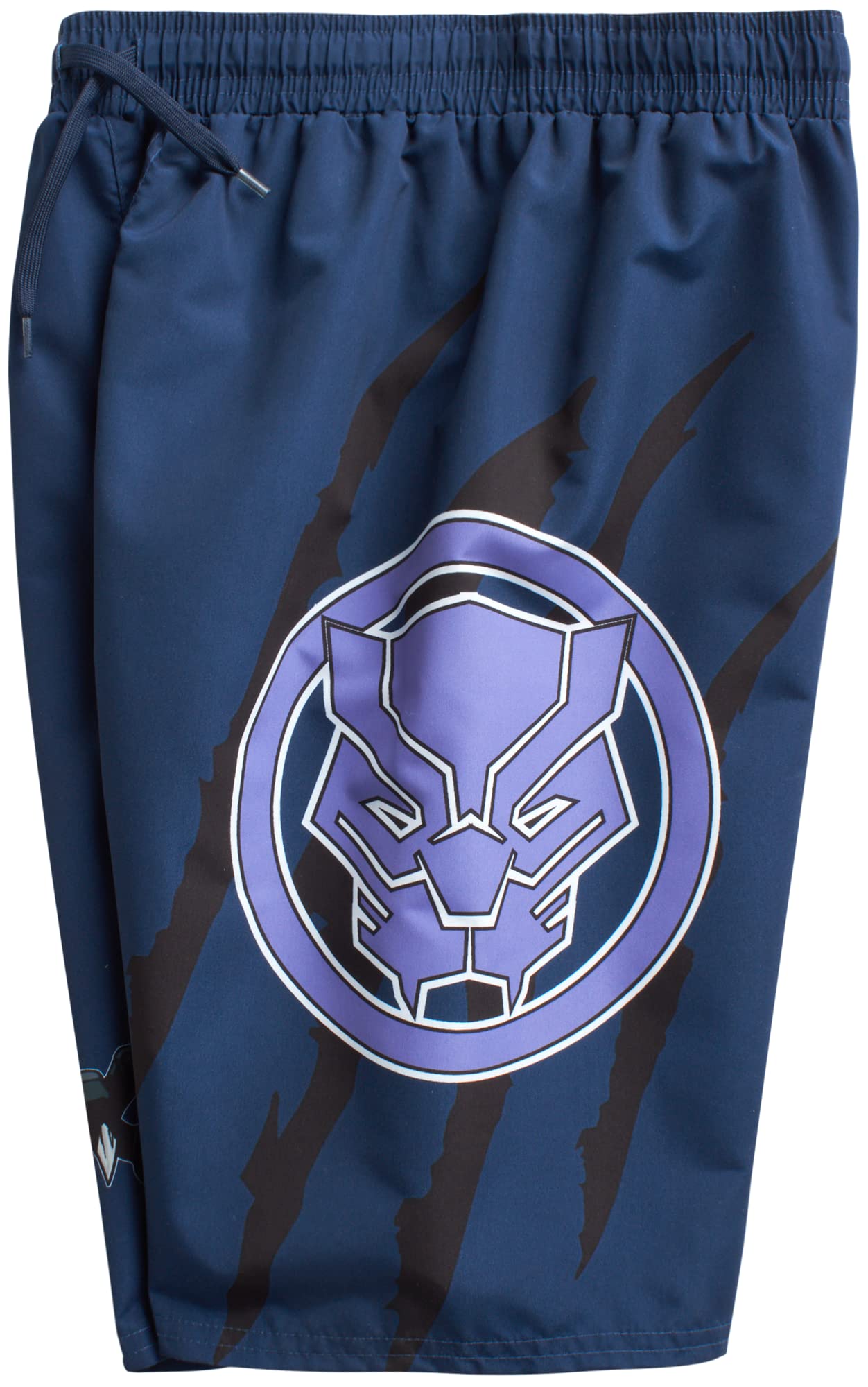 Marvel Avengers Boys' Swim Trunks - Spider-Man, Captain America, Hulk UPF 50+ Quick Dry Swim Shorts for Kids (2T-12) | Beach, Pool, Summer Water Activities