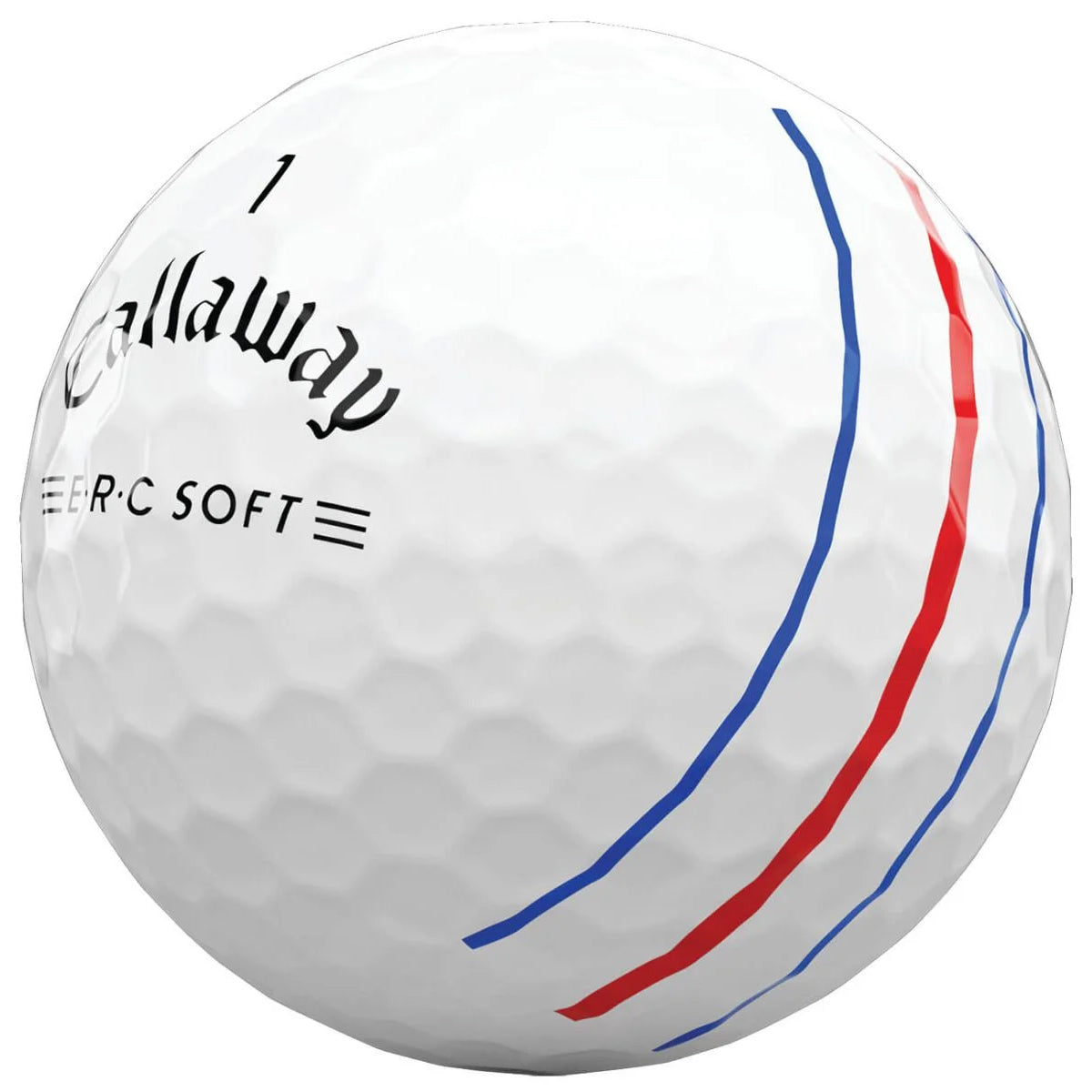 Callaway ERC Soft Triple Track Golf Balls - 12 Pack | High-Performance Golf Balls for Enhanced Alignment & Distance | Perfect for Practice & Tournament Play