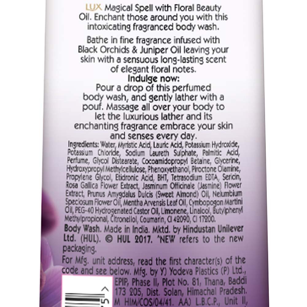 Lux Magical Spell Body Wash with Black Orchids & Juniper Oil - 8oz/235ml - Moisturizing & Aromatherapy Shower Gel for Relaxation & Self-Care Rituals